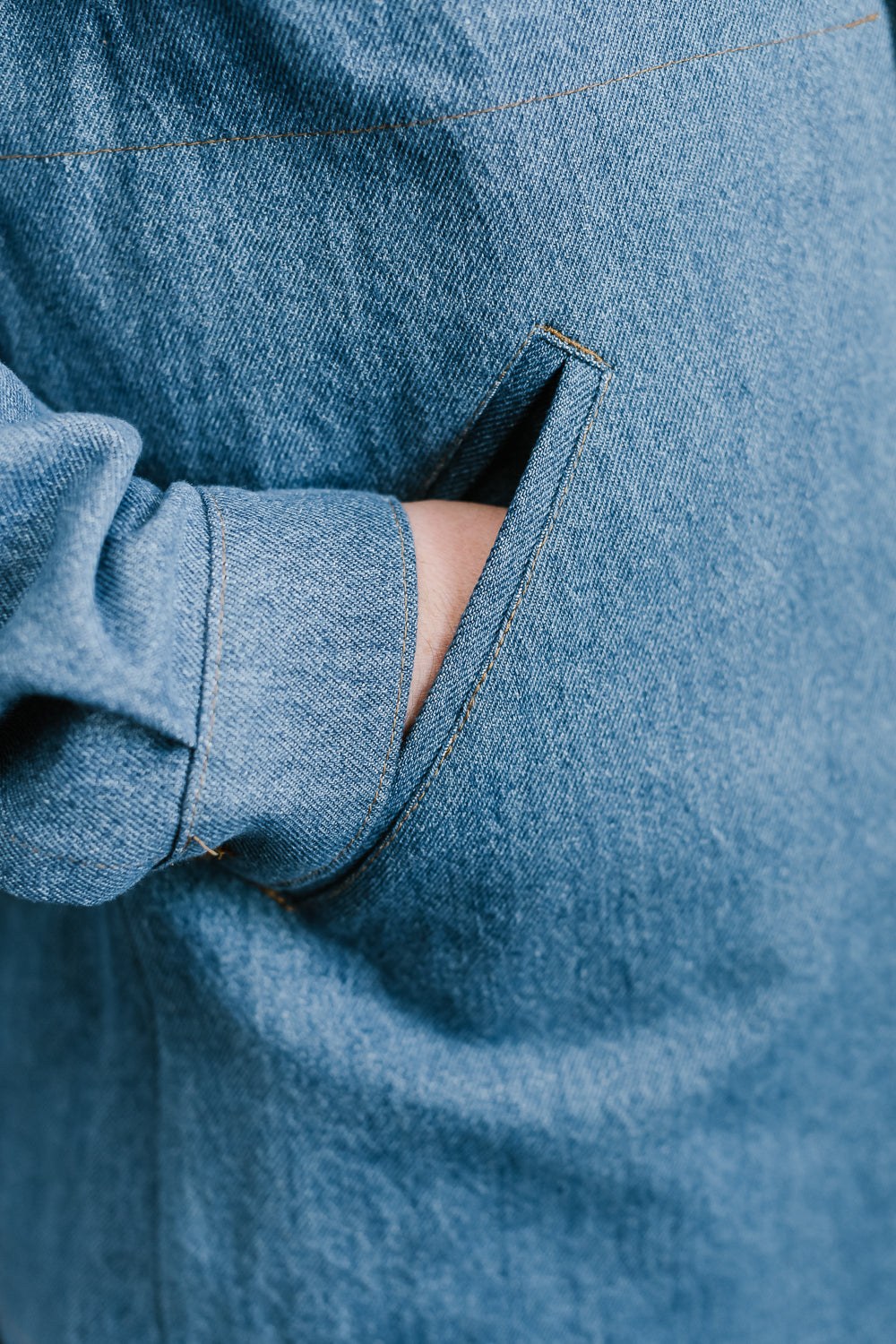 Crissman Overshirt - Sky Blue