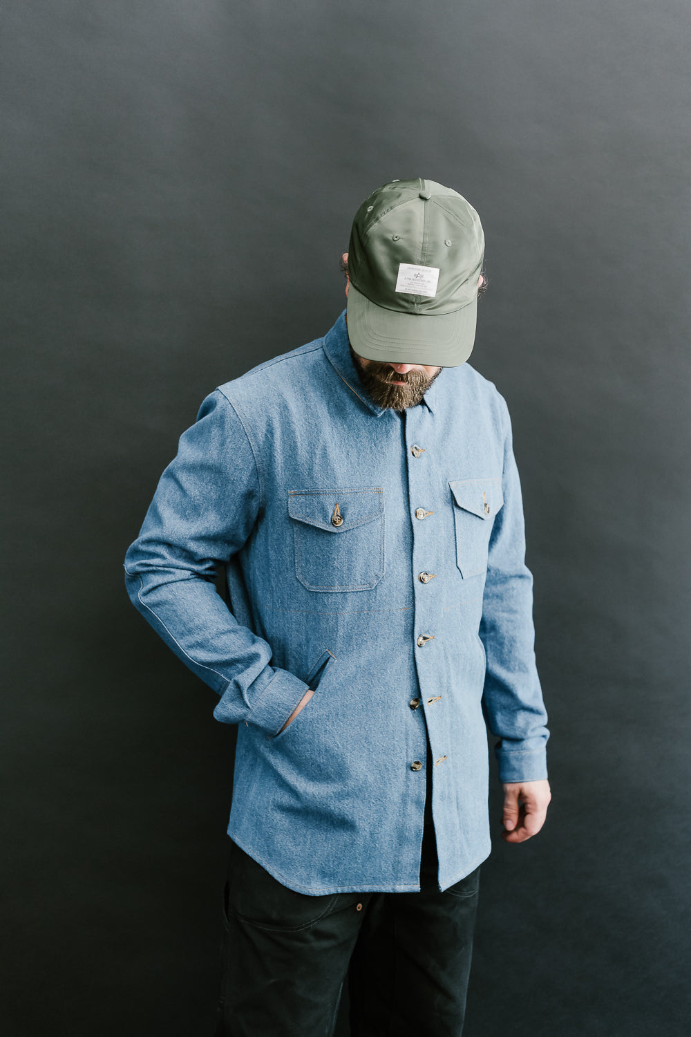 Crissman Overshirt - Sky Blue