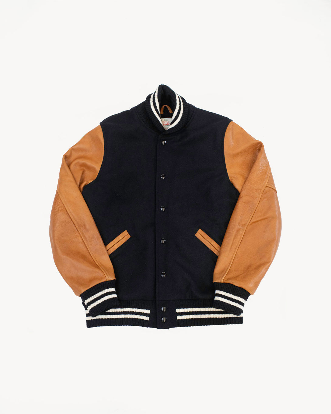 Varsity Jacket - Black, Rust | James Dant