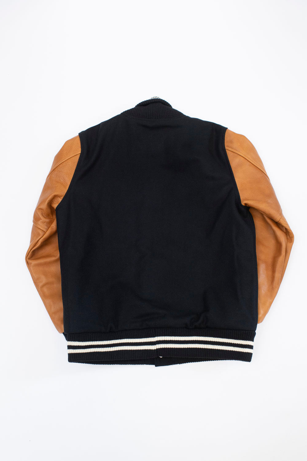 Varsity Jacket - Black, Rust