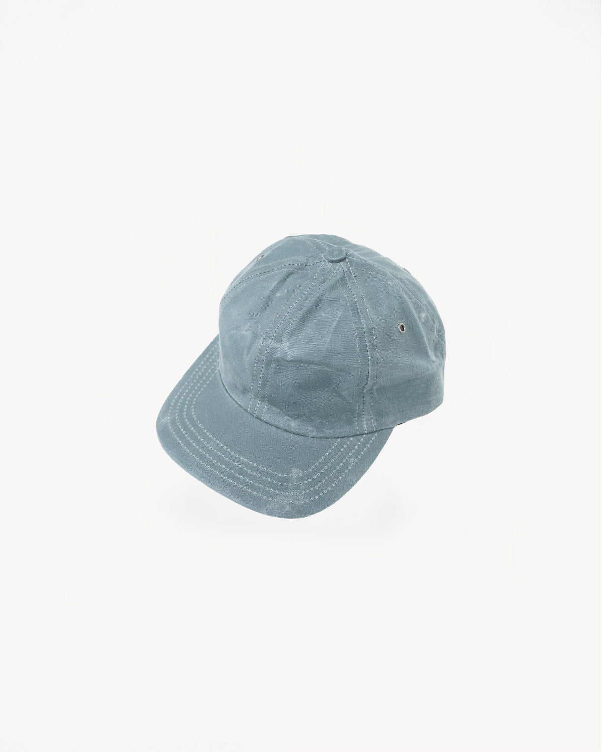 Waxed Canvas Baseball Hat - Harbor Blue