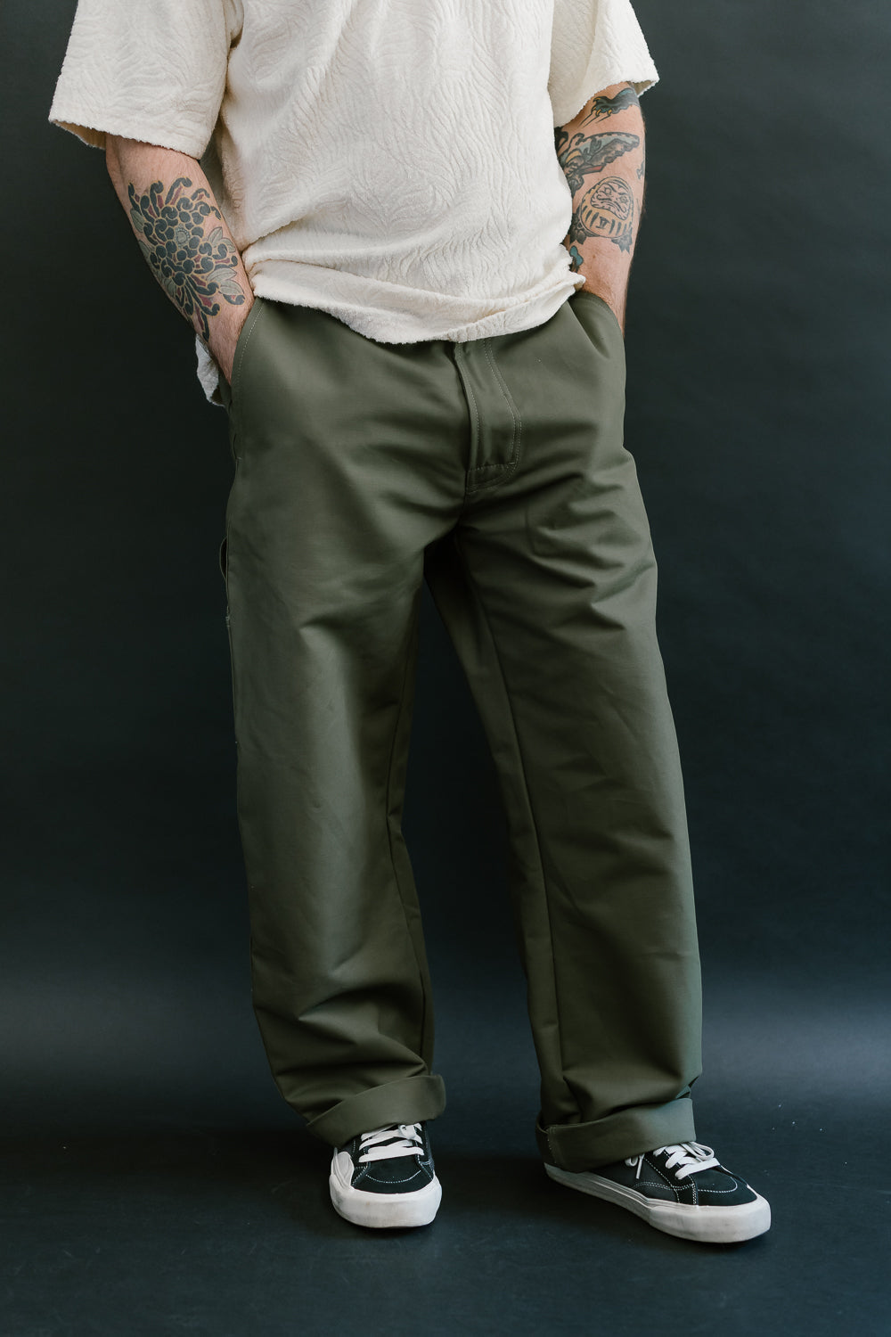 Oakland Chino Nebraska Cotton - Dusty Green