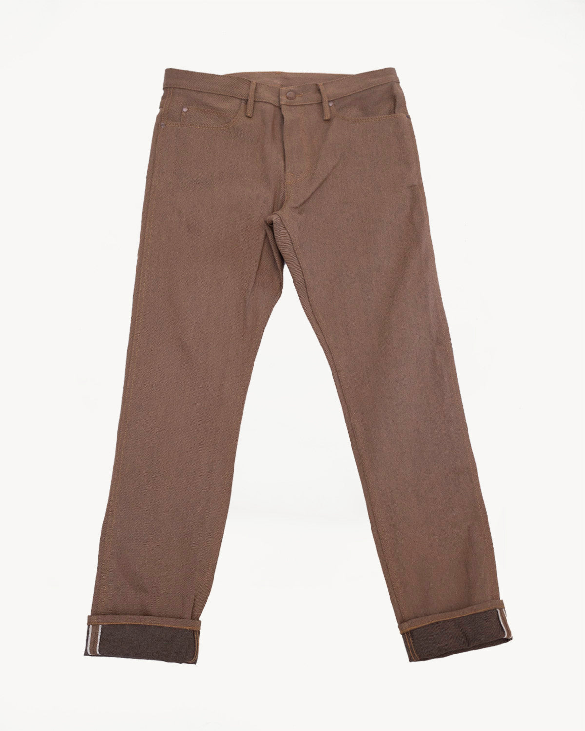 Freenote Cloth Rios 15oz Brown/Black Selvedge Denim - Mildblend Supply Co