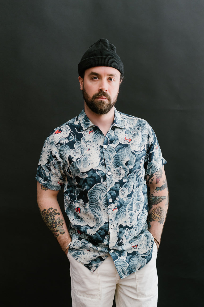 Hawaiian Shirt - Ice Tiger