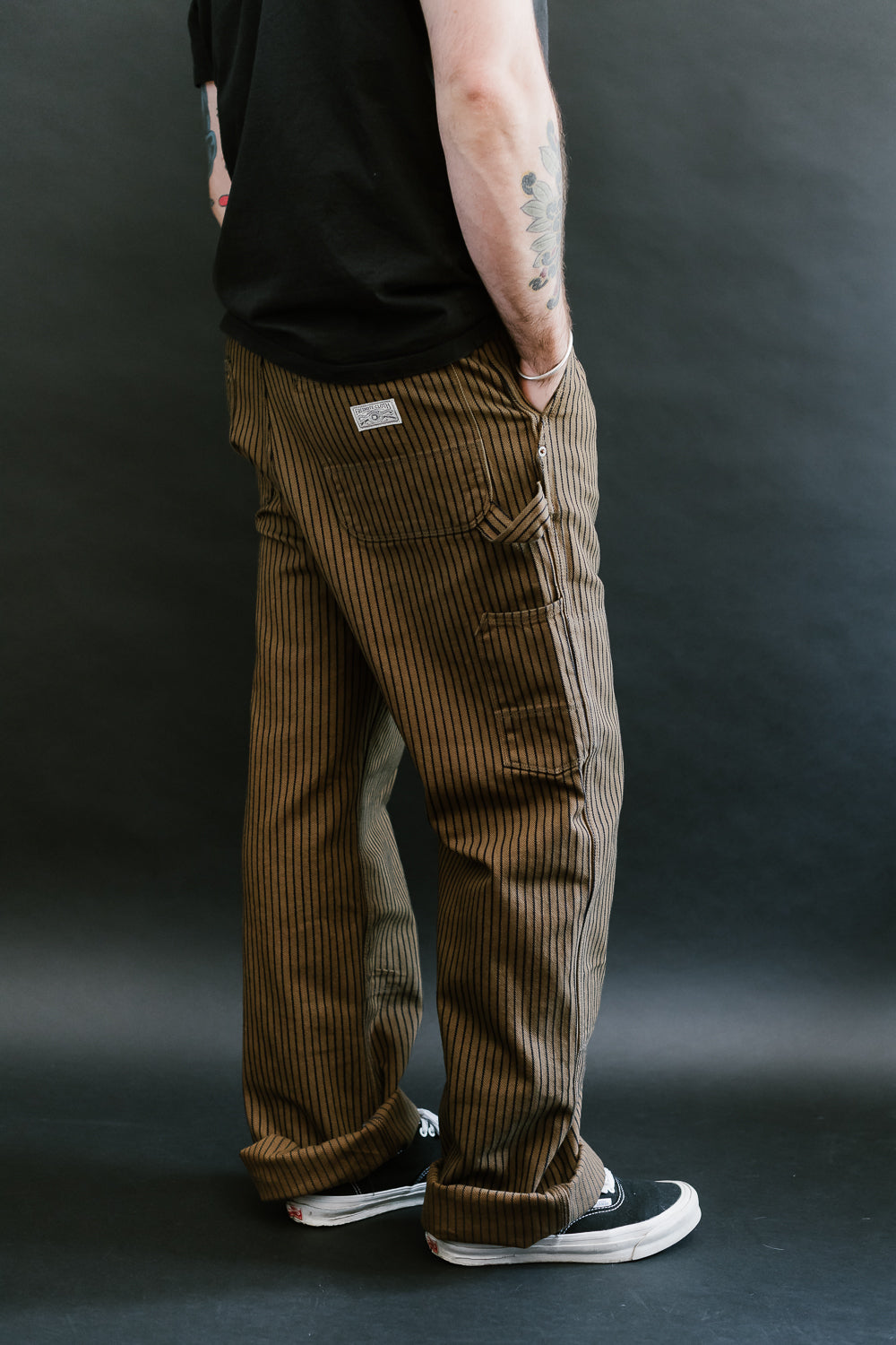 Ortega Pant Herringbone Dobby - Brown