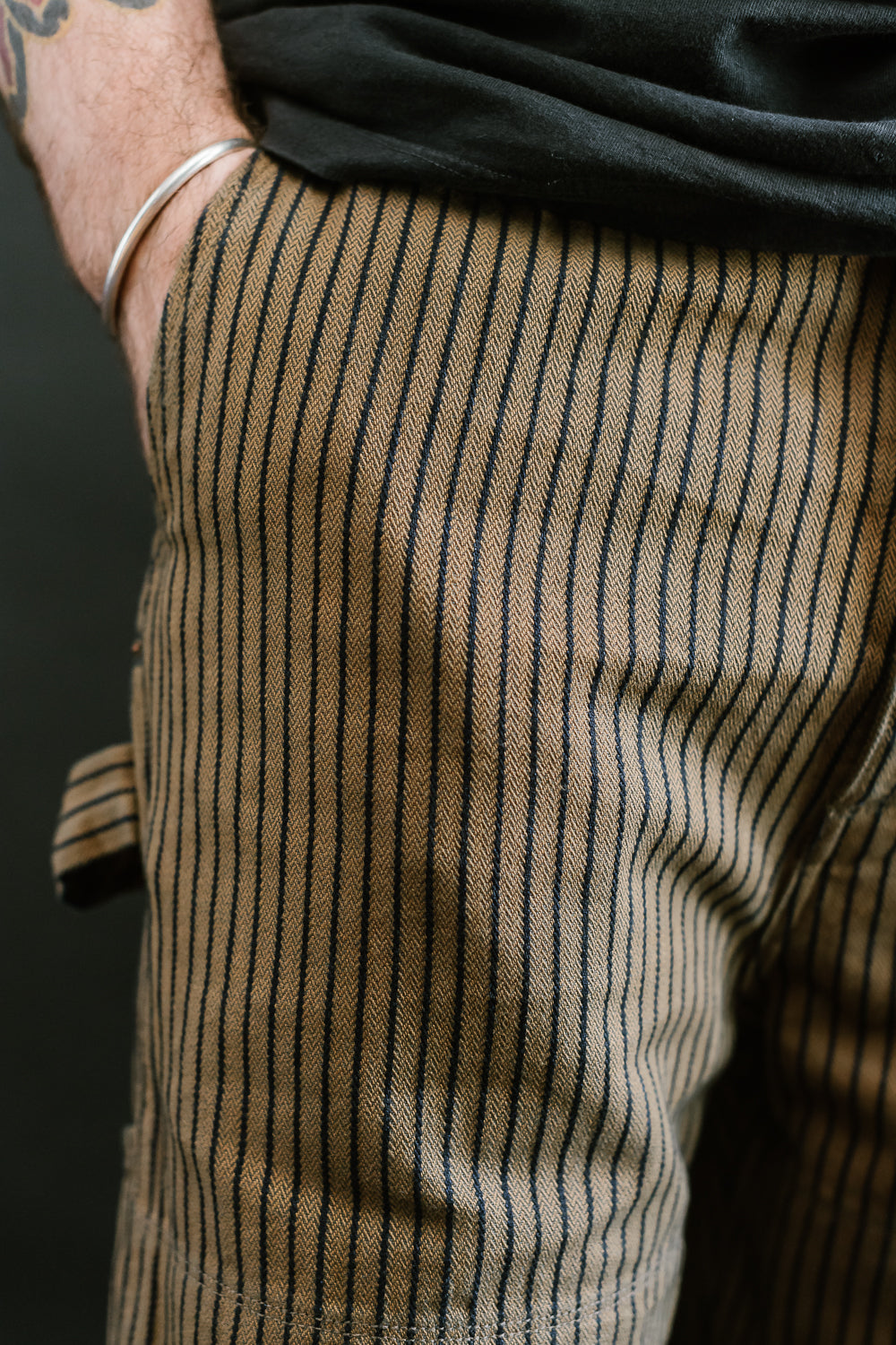 Ortega Pant Herringbone Dobby - Brown