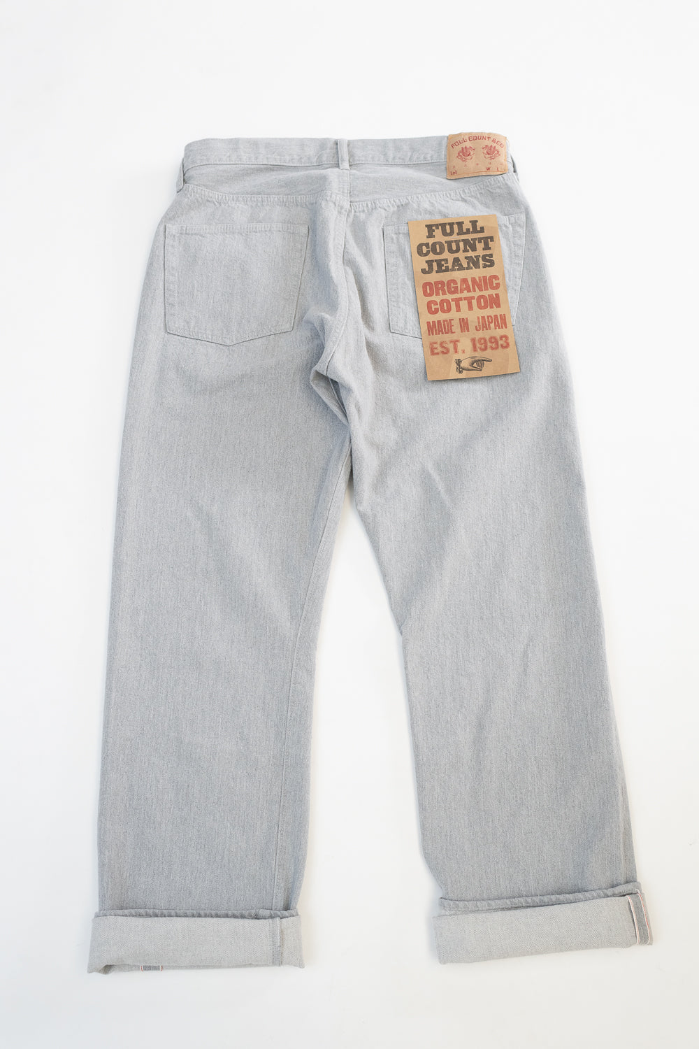 1102G - 12oz Sweat Denim Selvedge Pants - Gray