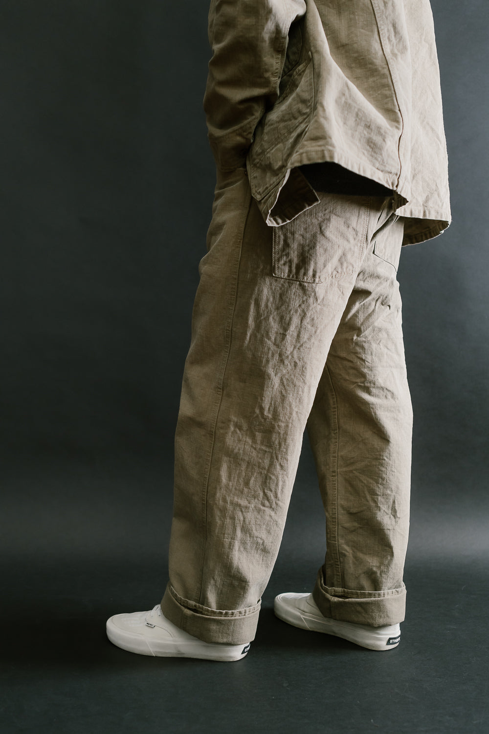 1129-5 - 14oz Sulfur Dye Heavy Oxford Work Pants - Olive Drab