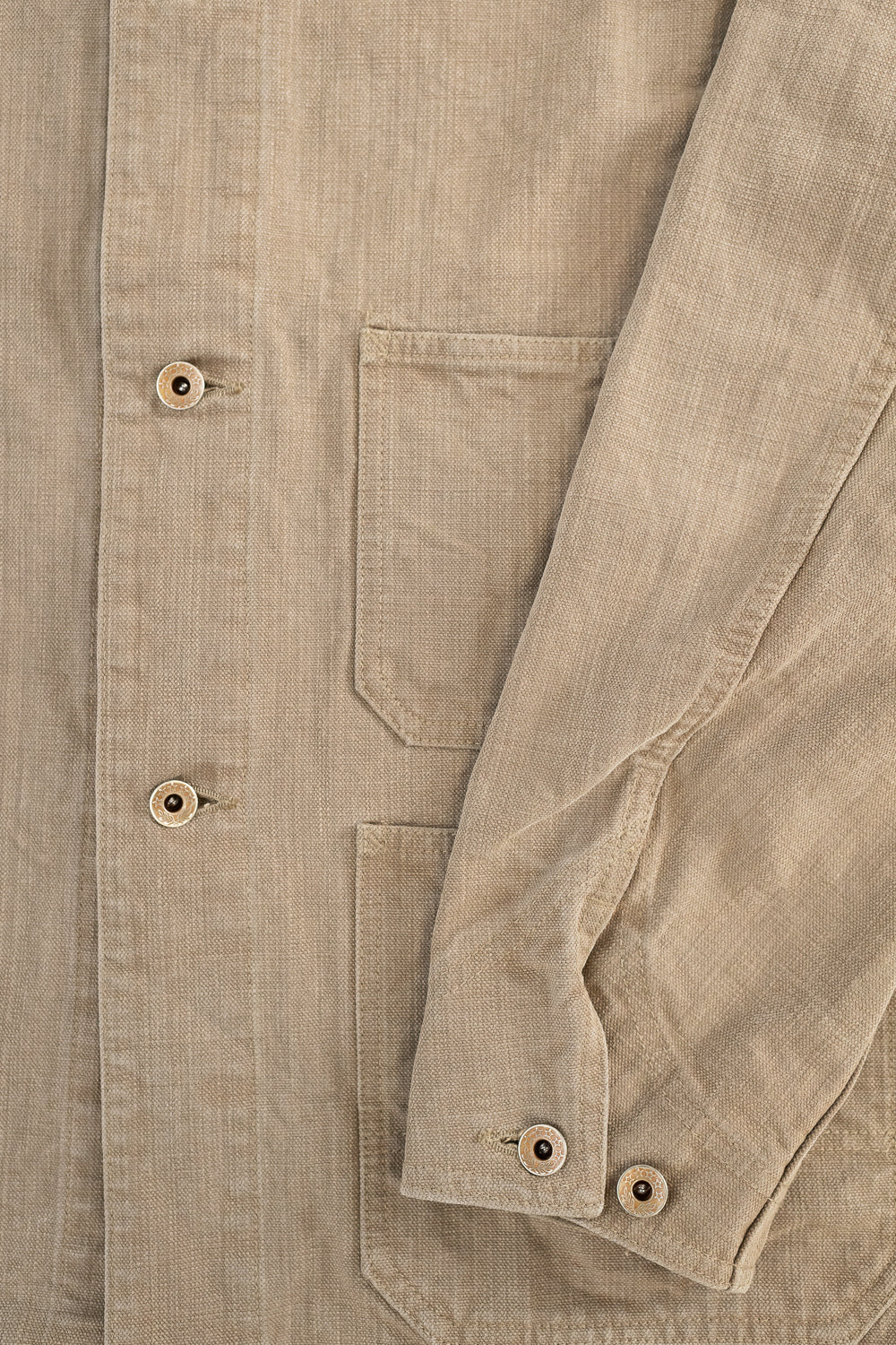 2015-8 - 14oz Sulfur Dye Heavy Oxford Chore Jacket - Olive Drab