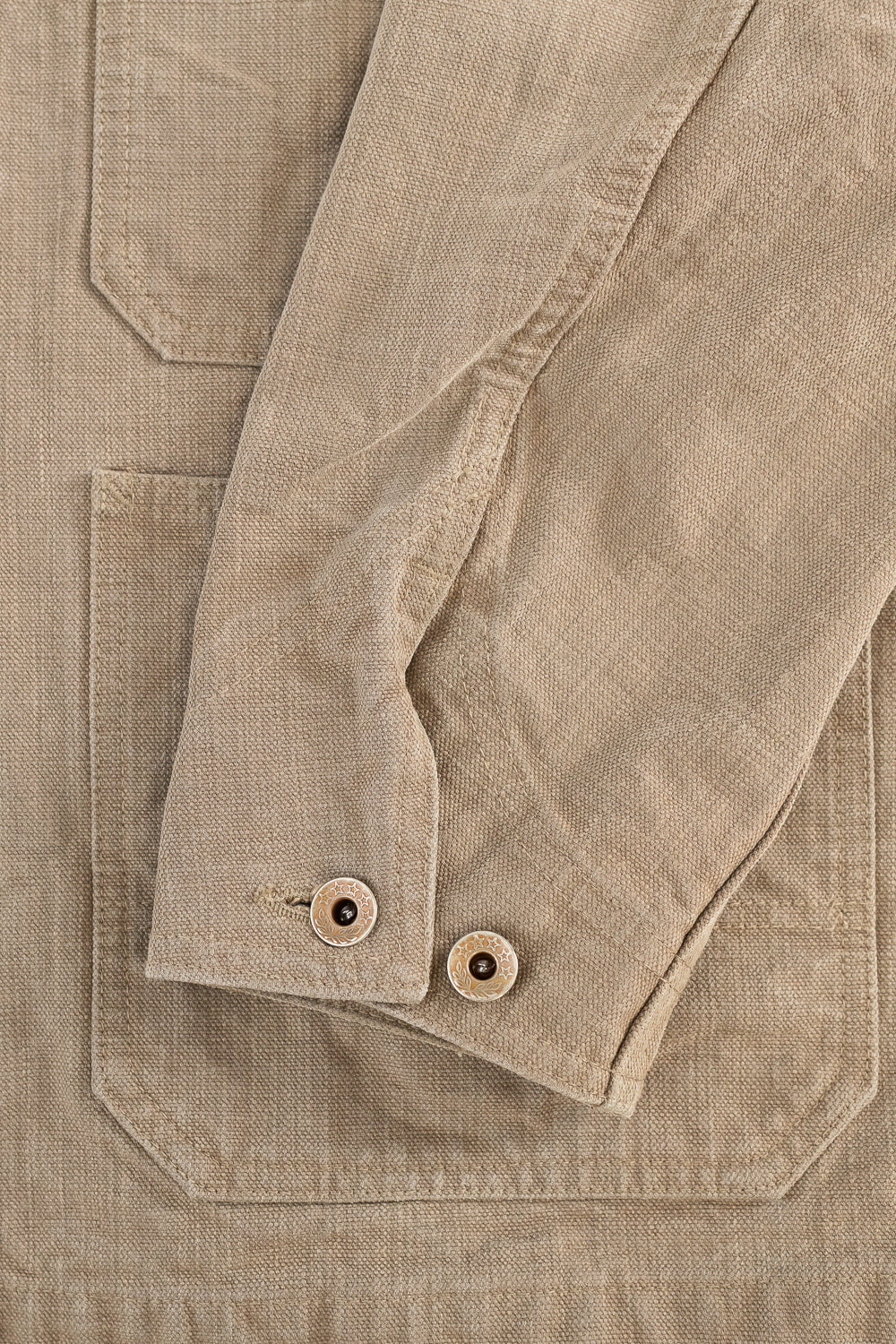 2015-8 - 14oz Sulfur Dye Heavy Oxford Chore Jacket - Olive Drab