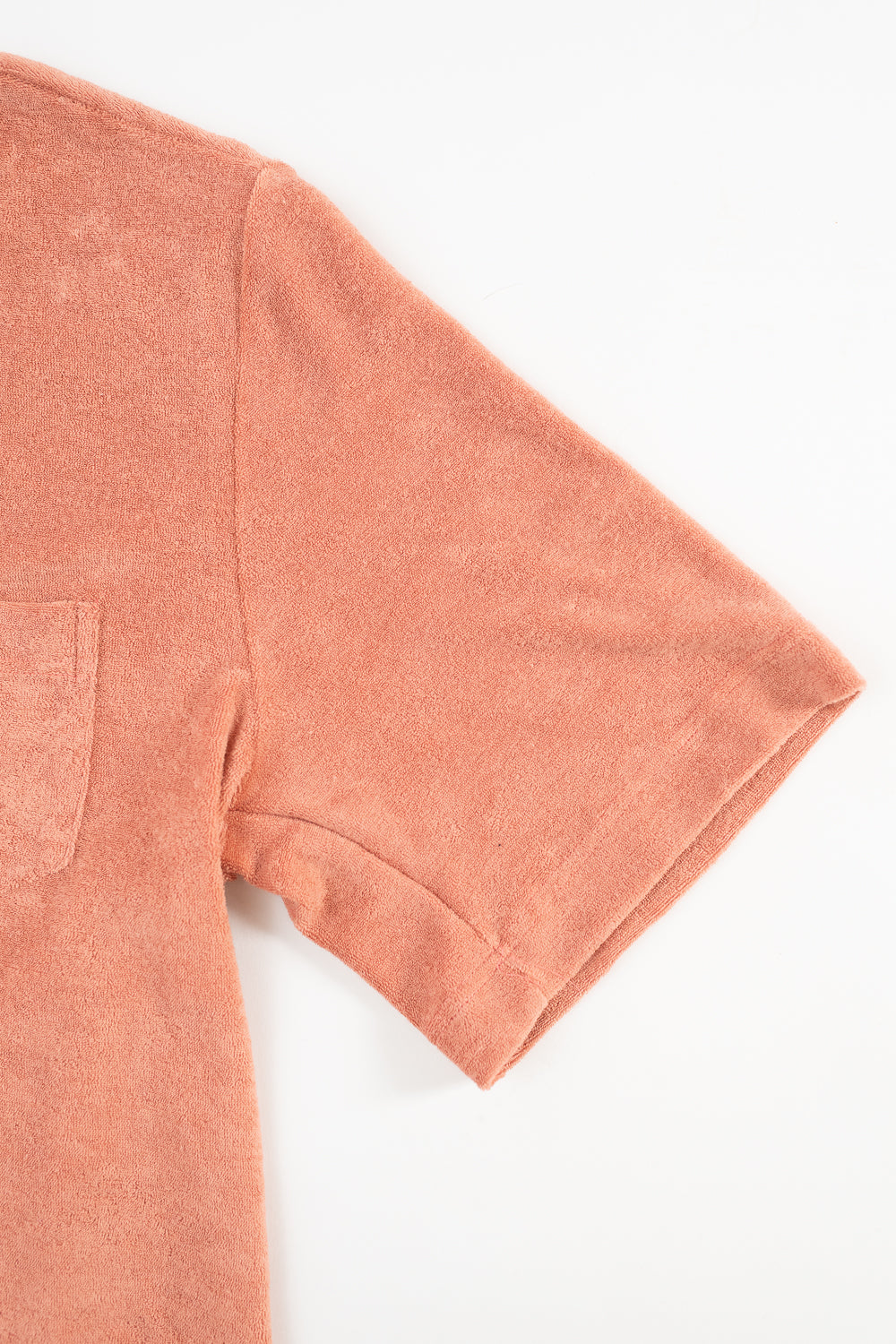 Cocktail in Towel Shirt - Salmon