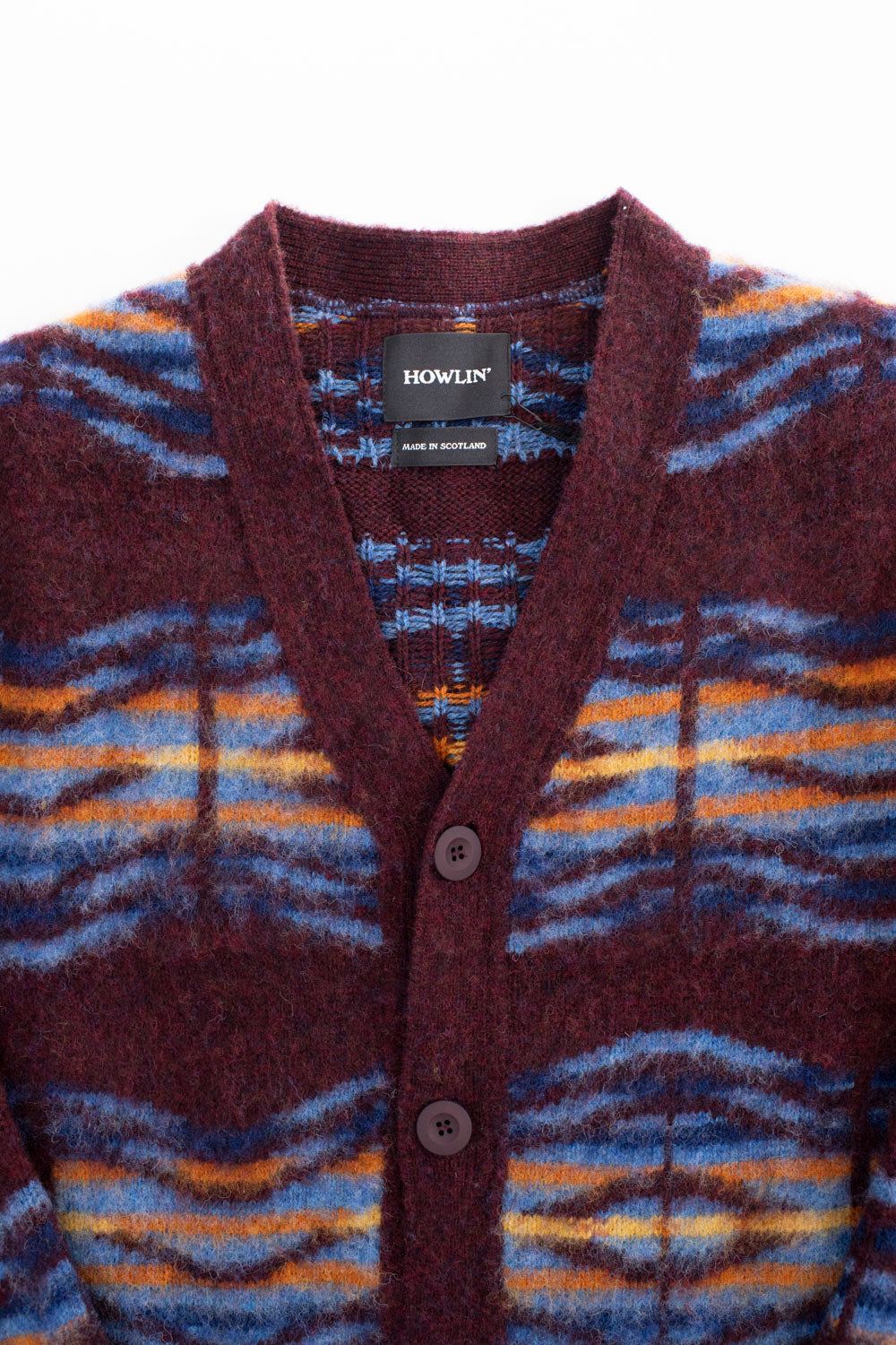 Out of this World Cardigan - Bordeaux