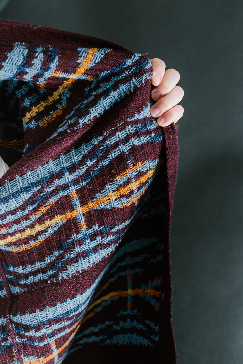 Out of this World Cardigan - Bordeaux