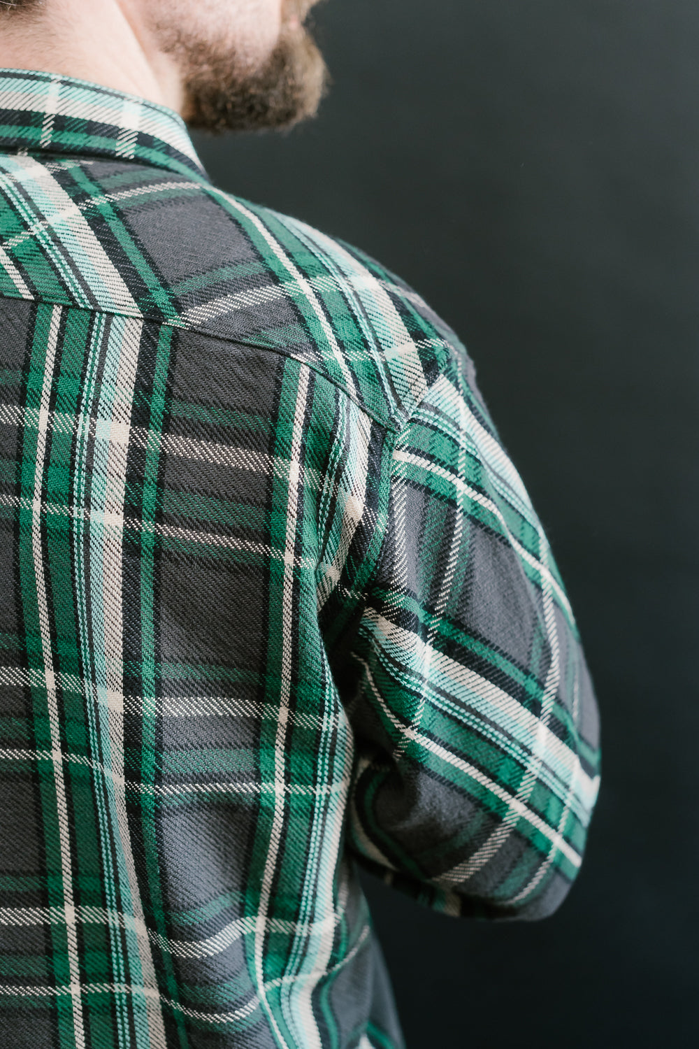 Bryson Check Flannel - Black, Green, White, Turquoise