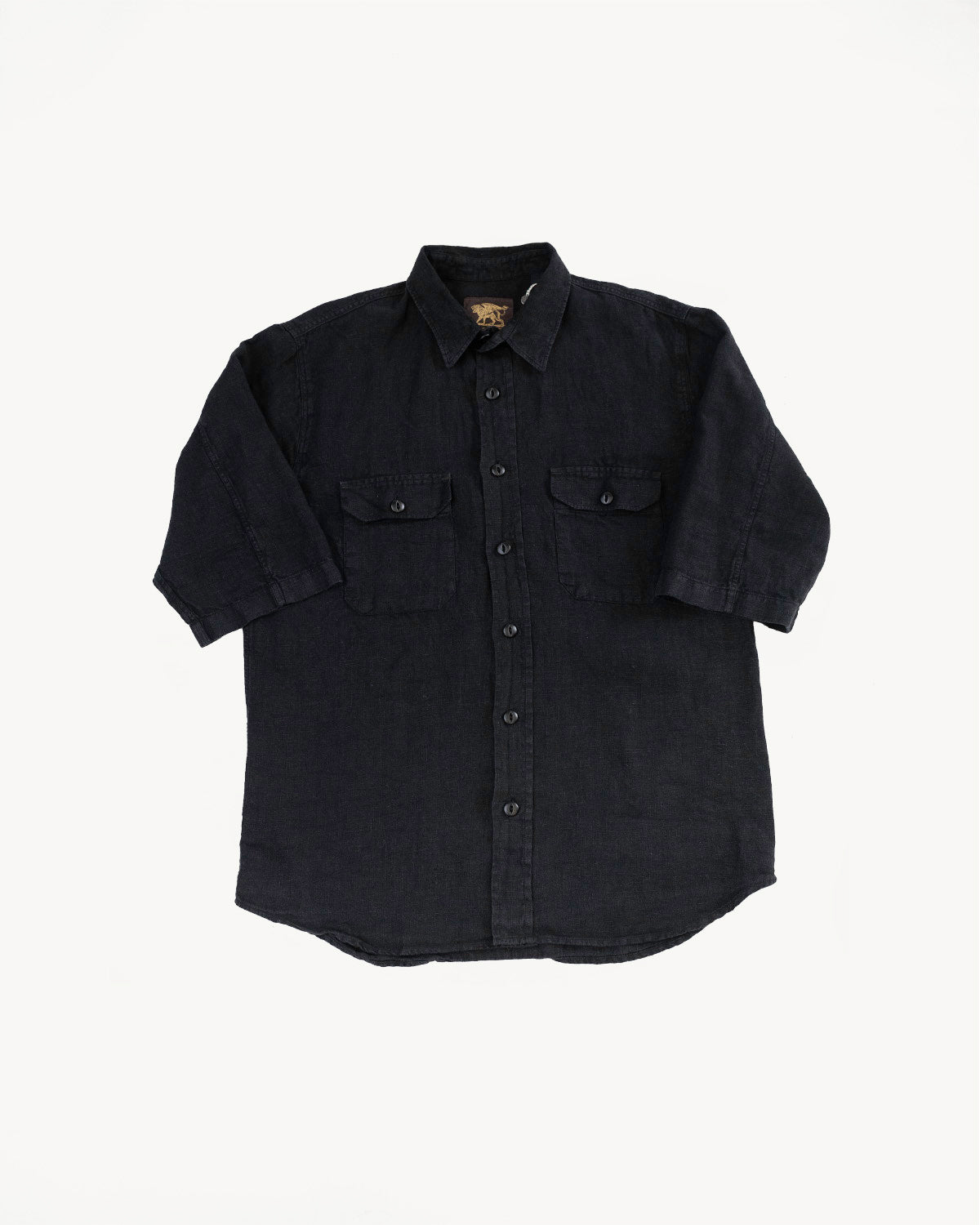 Delray Linen Shirt - Black