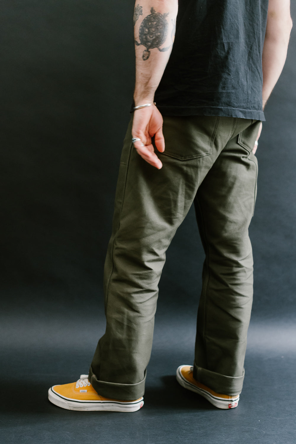 13oz - Wendell Double Knee Pant - Desert Moss