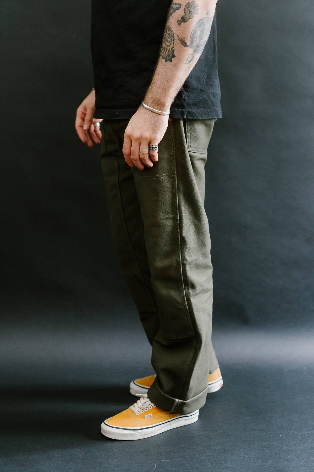 13oz - Wendell Double Knee Pant - Desert Moss