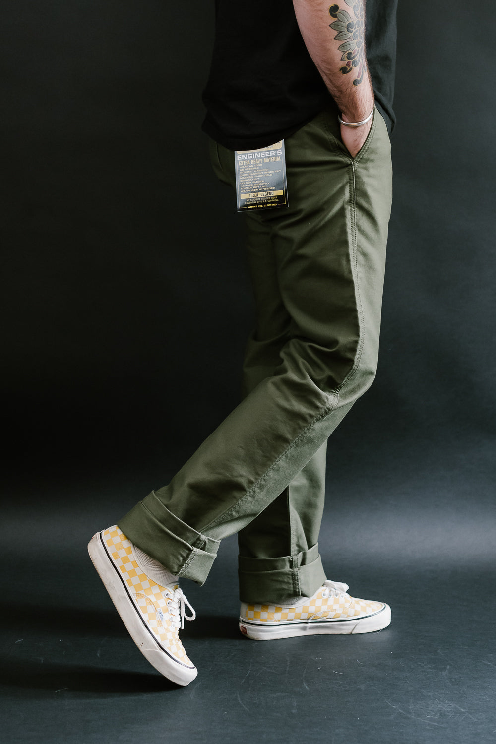 m.u easy work pants BK japoness otii - ワークパンツ/カーゴパンツ