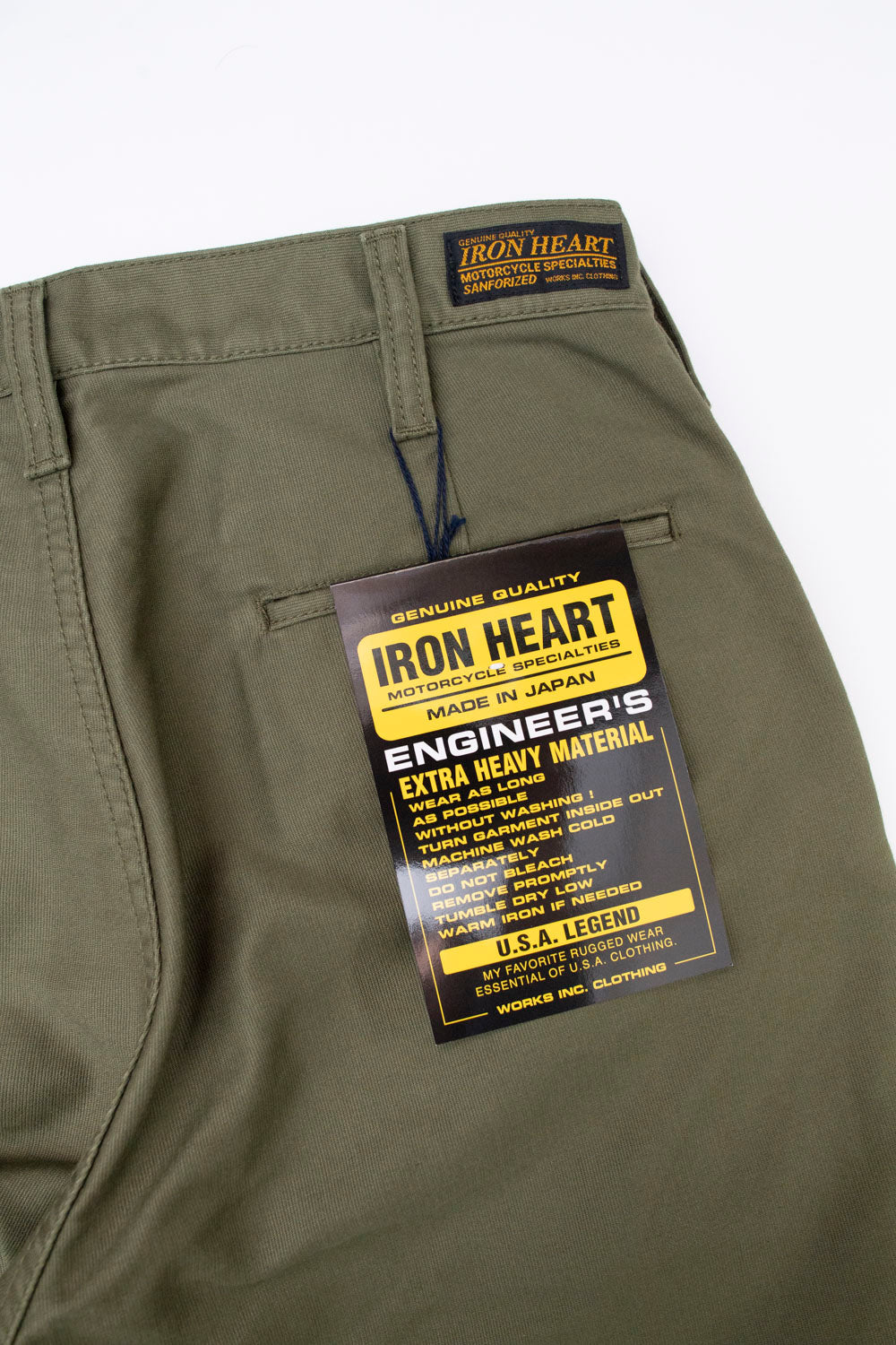 IH-720-OLV - 11oz Cotton Whipcord Work Pants - Olive