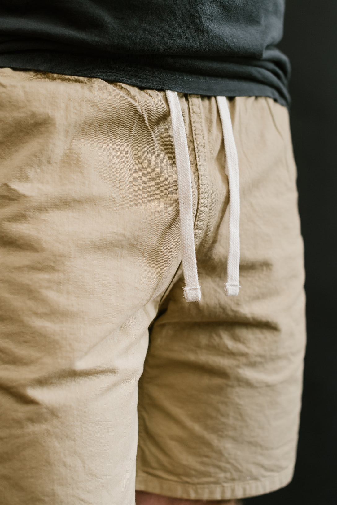 IH-729-KHA- Cotton Easy Shorts - Khaki