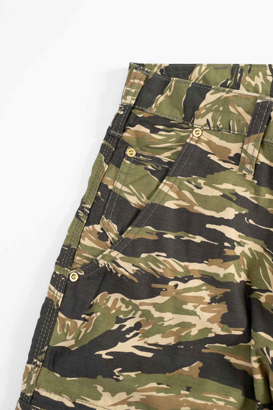 IH-737-TSC - 10oz Sateen Camouflage Cargo Pants - Tiger Stripe