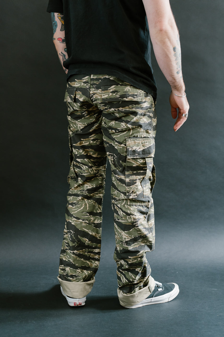 IH-737-TSC - 10oz Sateen Camouflage Cargo Pants - Tiger Stripe