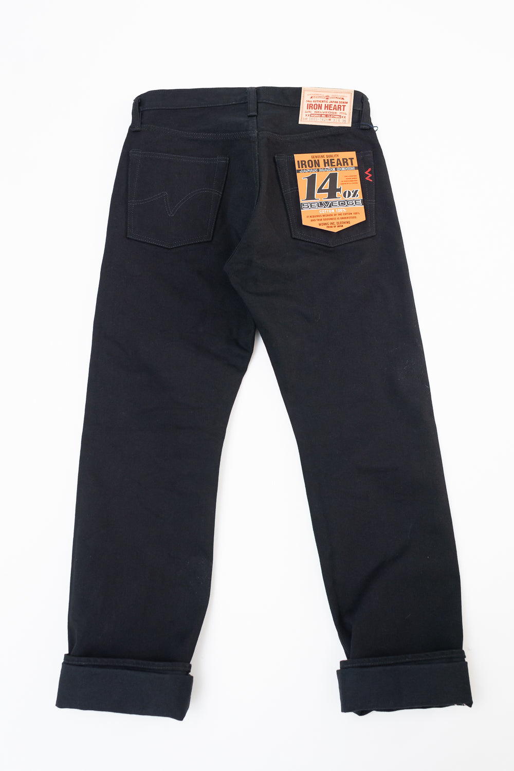 IH-888S-142bb - 14oz Selvedge Denim Medium/High Rise Tapered Jeans