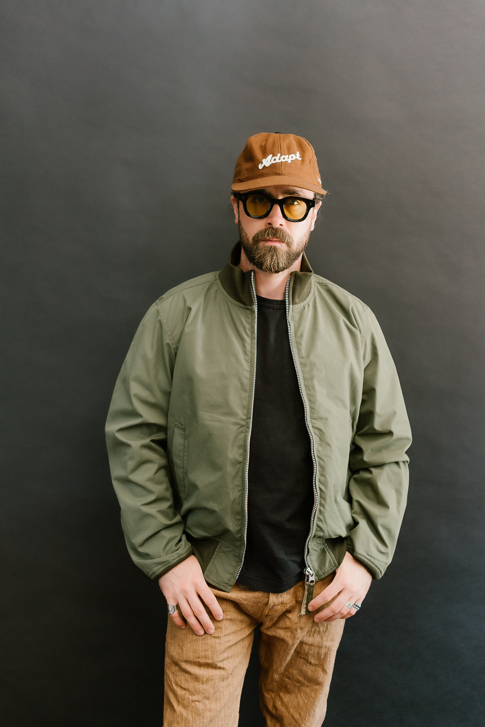 IHJ-130-OLV-NP - Reversible Tanker Jacket - Olive