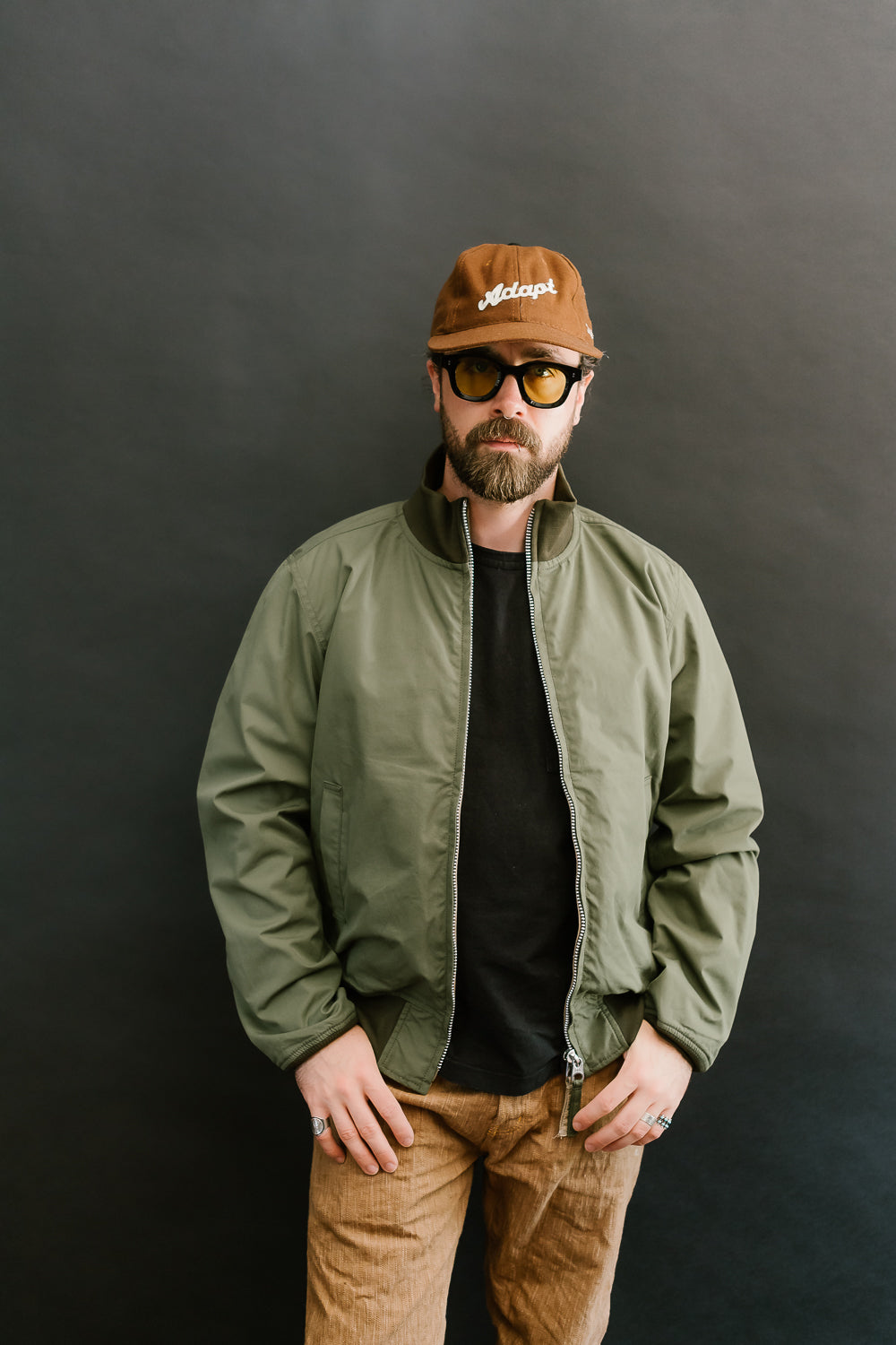 IHJ-130-OLV-NP - Reversible Tanker Jacket - Olive