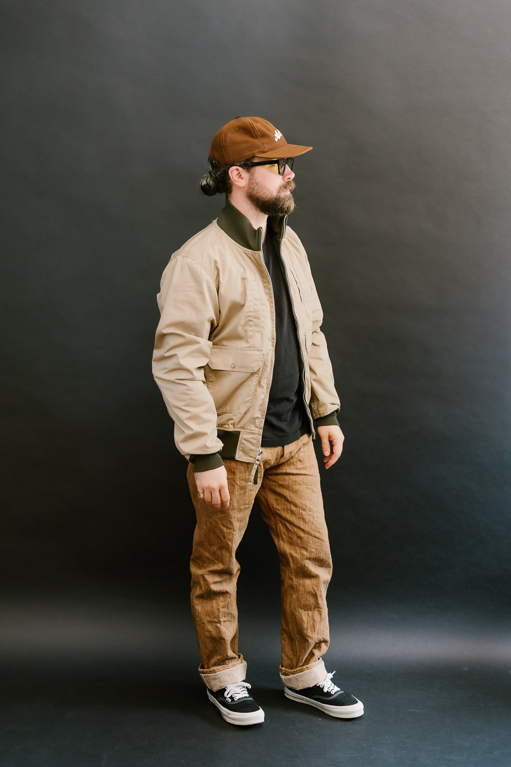 IHJ-130-OLV-NP - Reversible Tanker Jacket - Olive