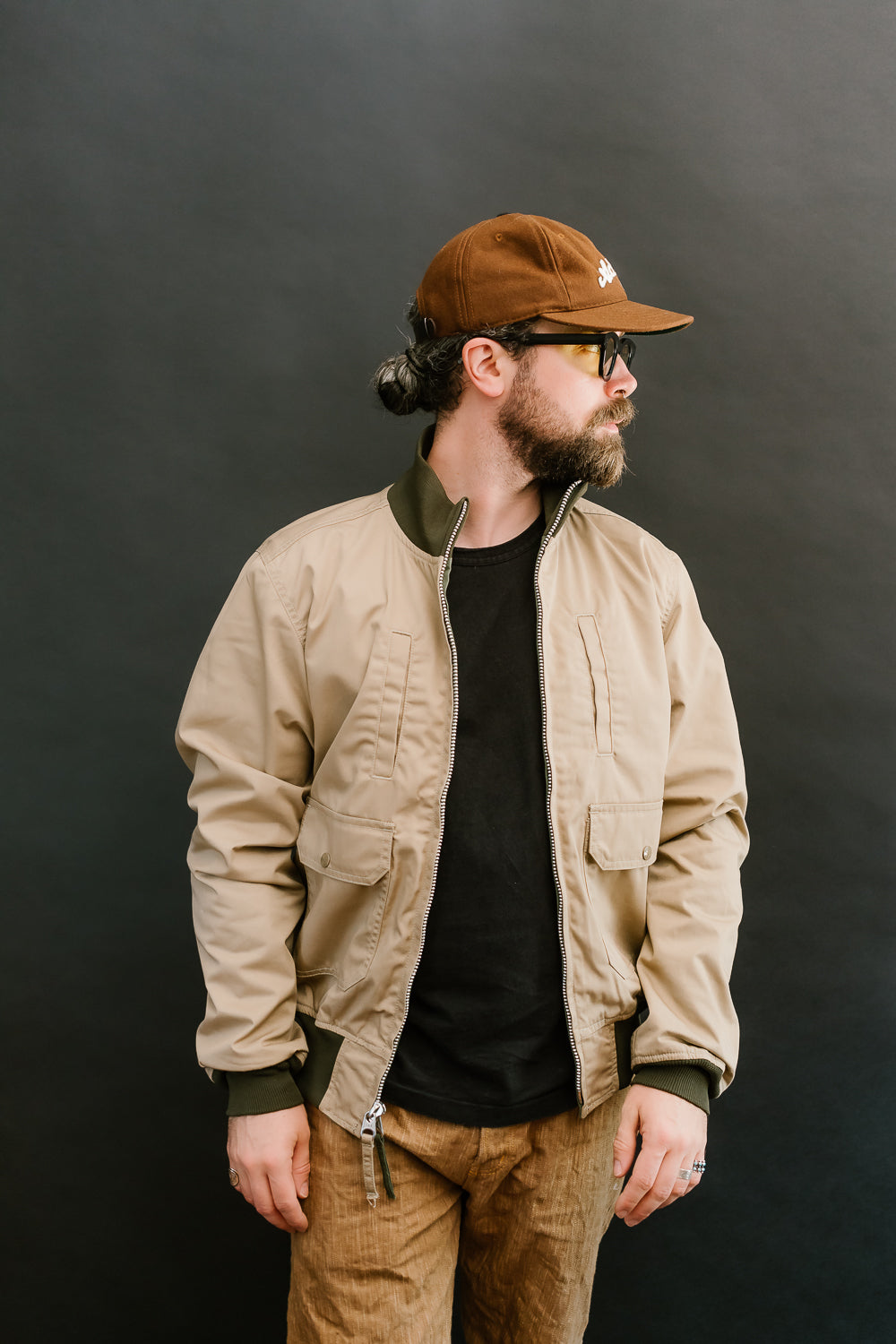 IHJ-130-OLV-NP - Reversible Tanker Jacket - Olive