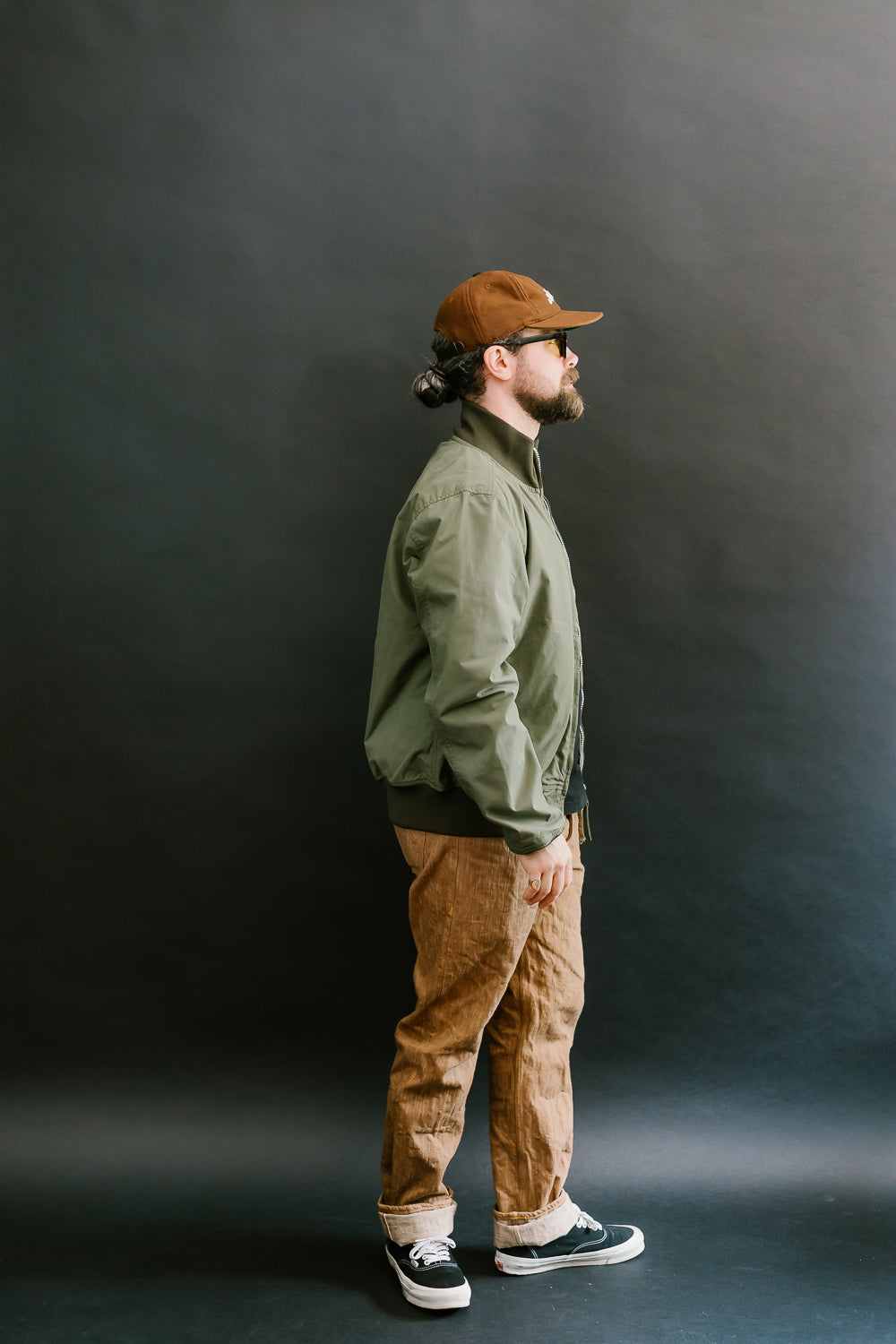 IHJ-130-OLV-NP - Reversible Tanker Jacket - Olive