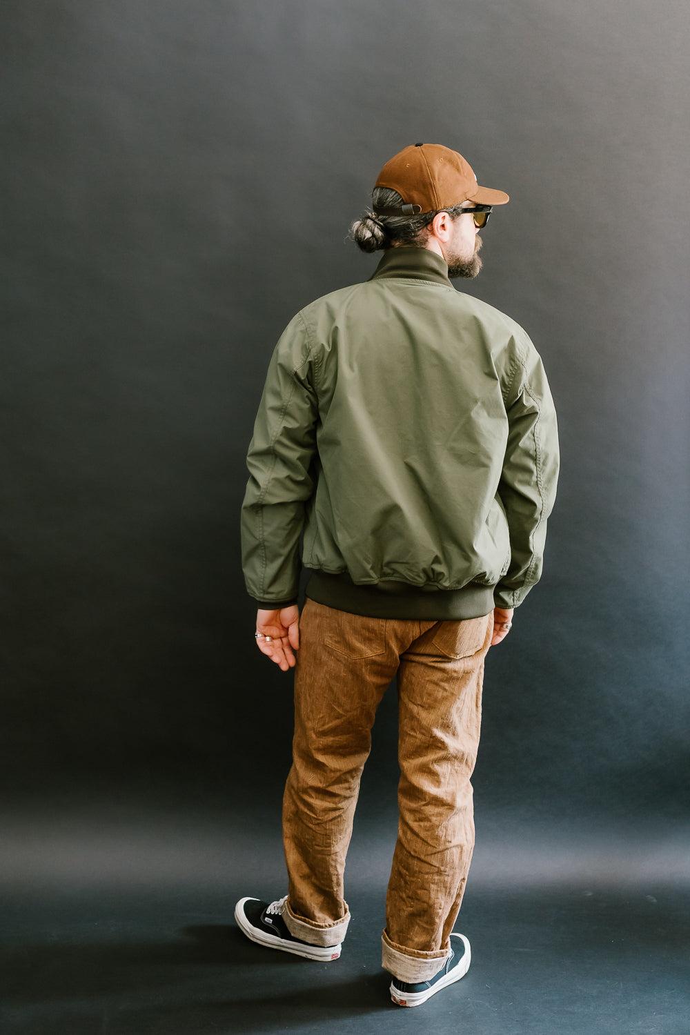 IHJ-130-OLV-NP - Reversible Tanker Jacket - Olive