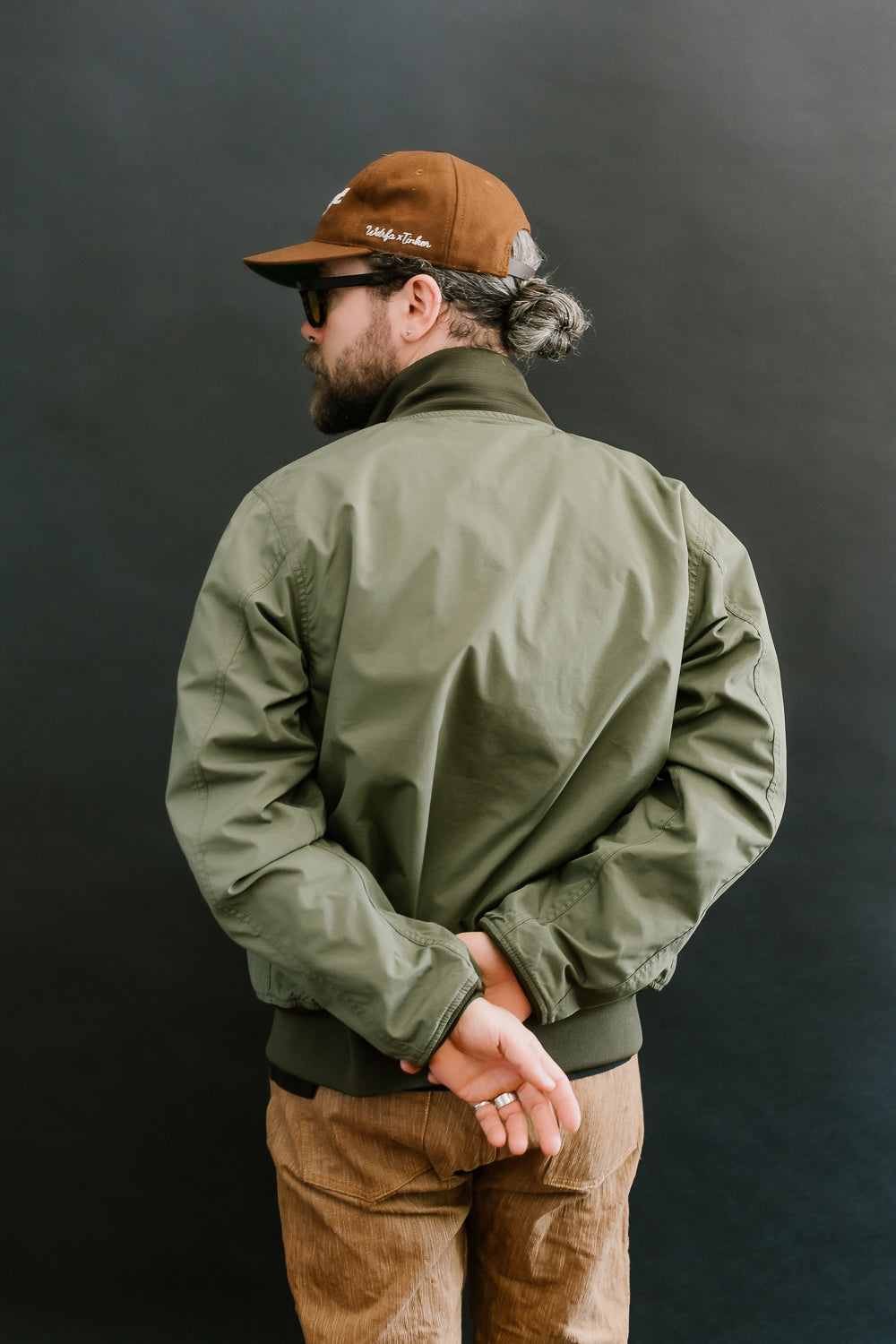 IHJ-130-OLV-NP - Reversible Tanker Jacket - Olive