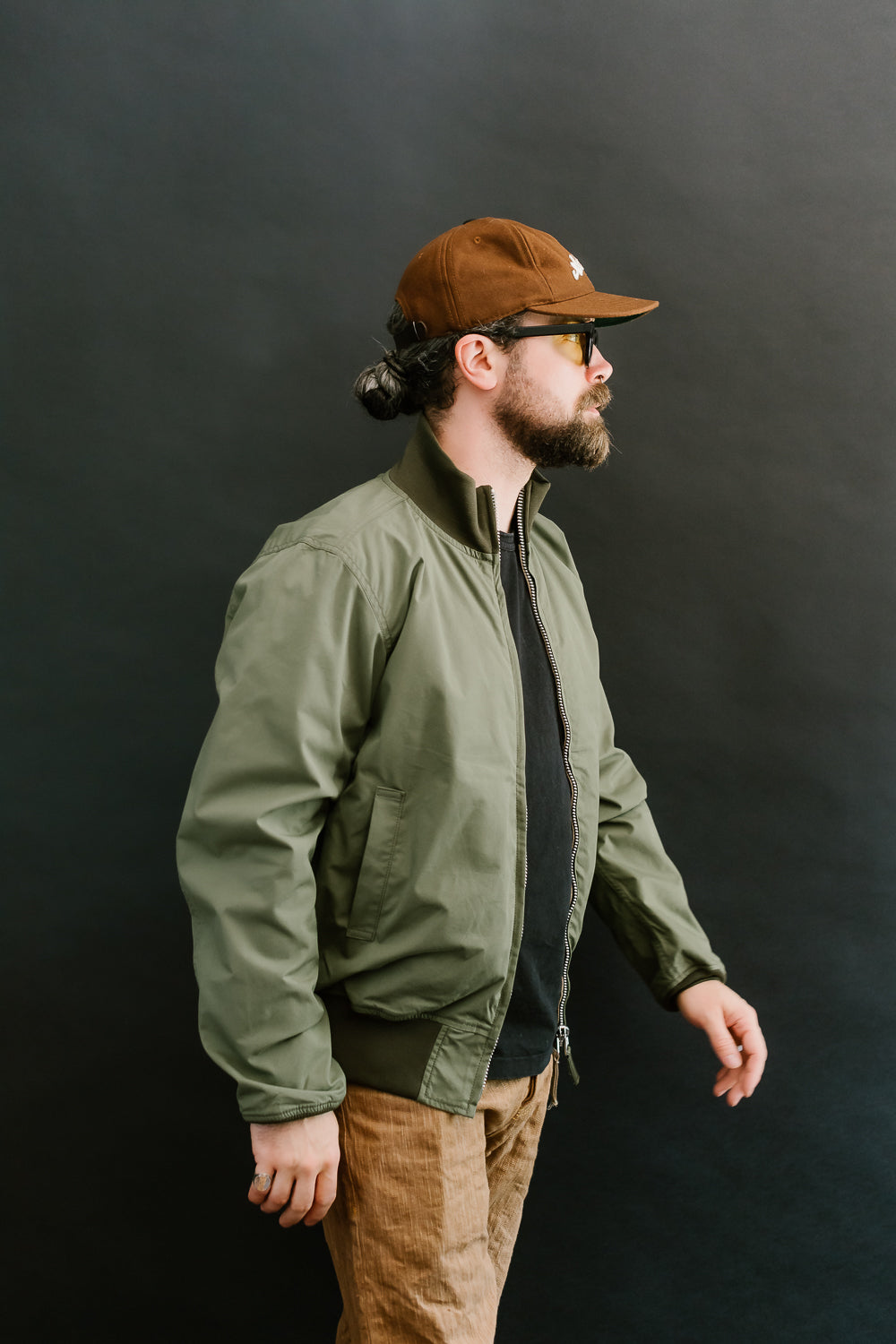 IHJ-130-OLV-NP - Reversible Tanker Jacket - Olive