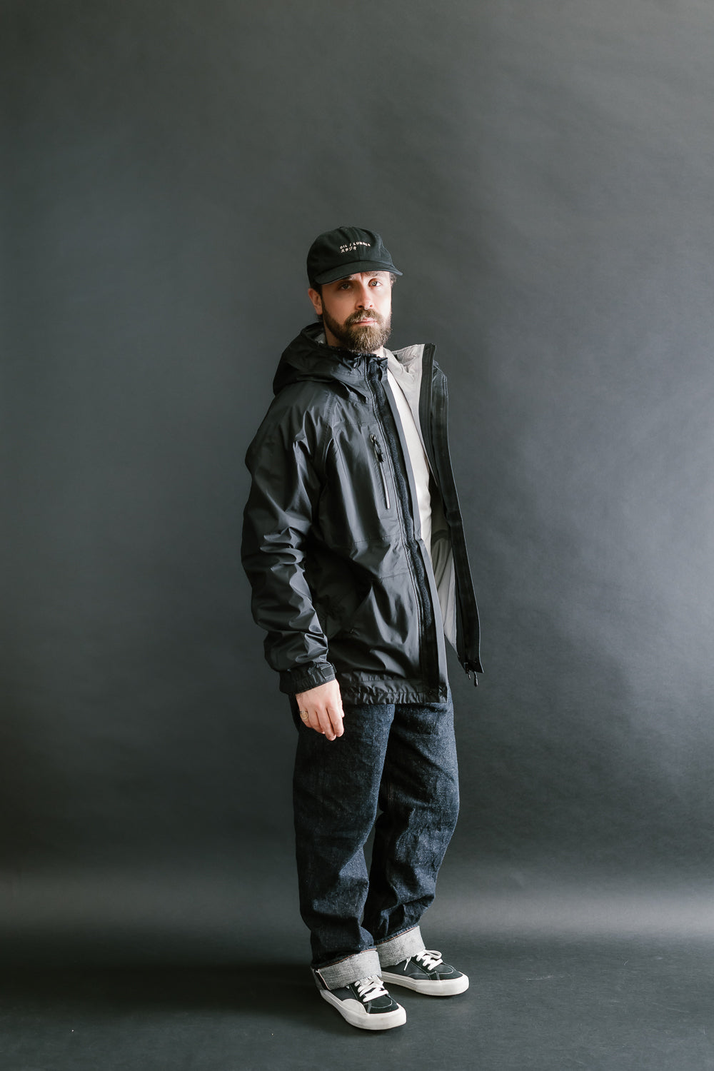 IHJ-136-BLK - Waterproof Jacket - Black