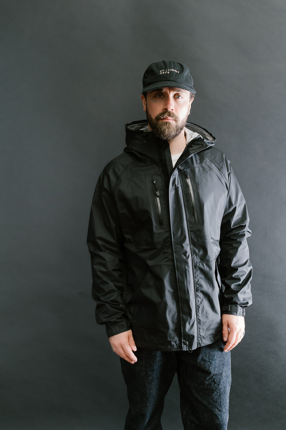 IHJ-136-BLK - Waterproof Jacket - Black