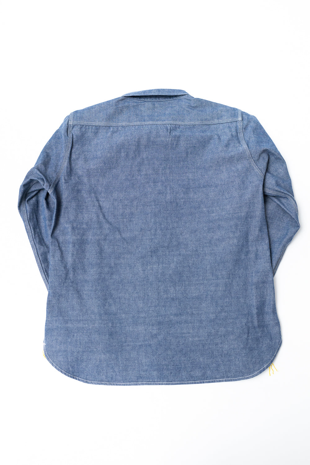 IHSH-21-BLU - 10oz Selvedge Chambray Work Shirt - Blue | James Dant