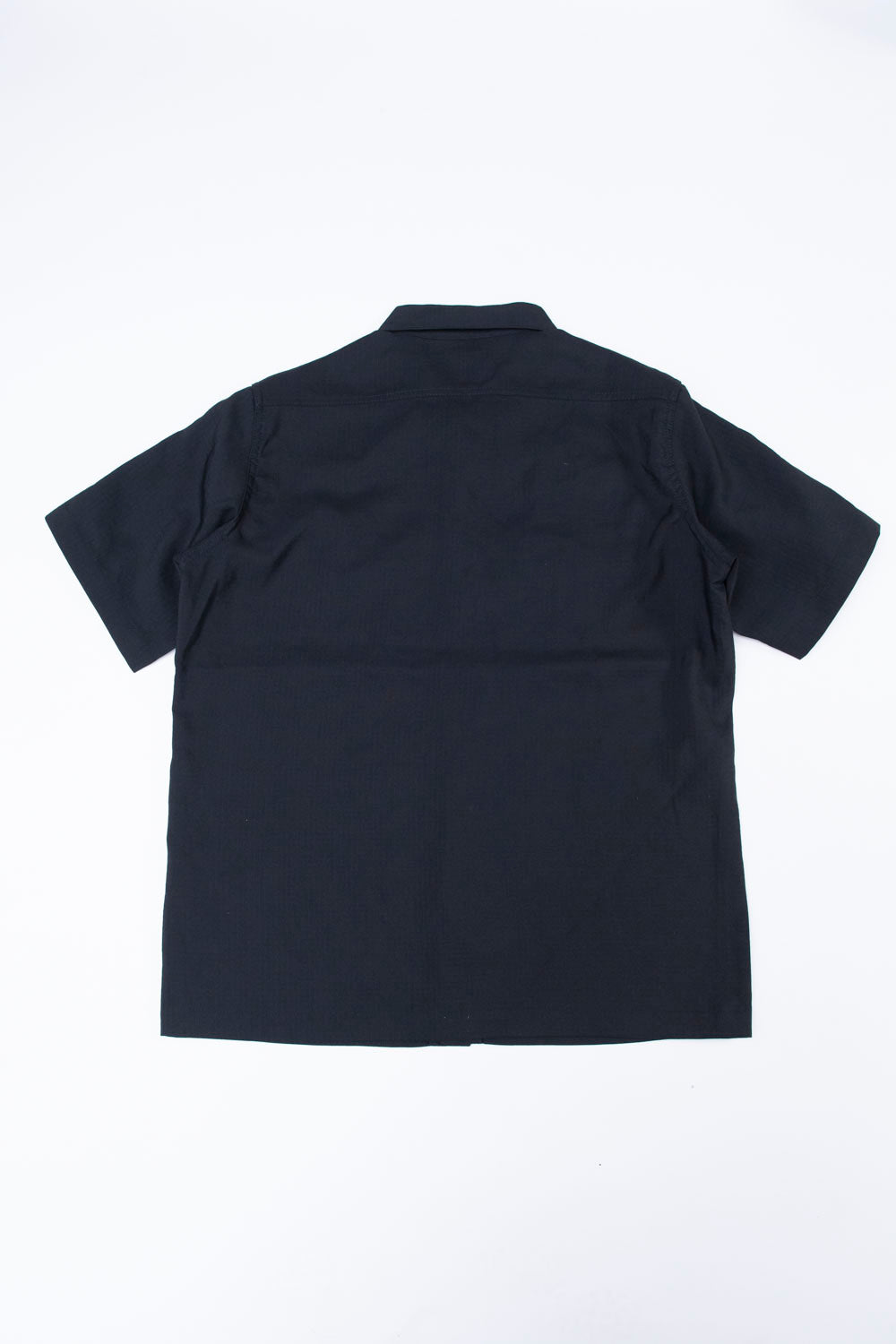 IHSH-286-BLK - Ripstop Short Sleeved Mechanic Shirt - Black
