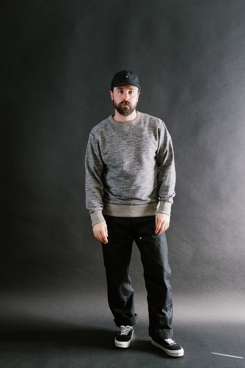 GG Sweat Crewneck - 289 Gray HB | James Dant