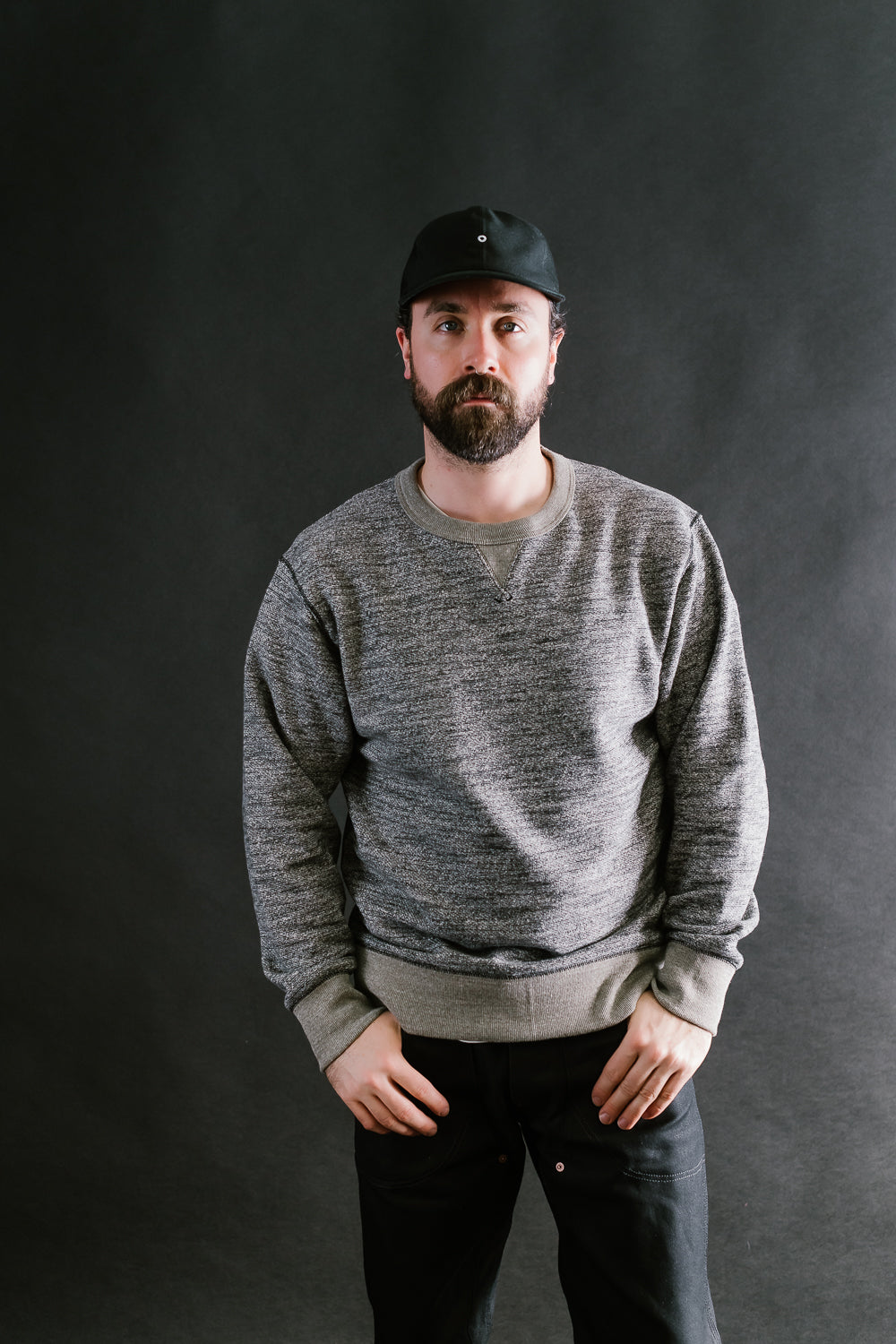 GG Sweat Crewneck - 289 Gray HB | James Dant