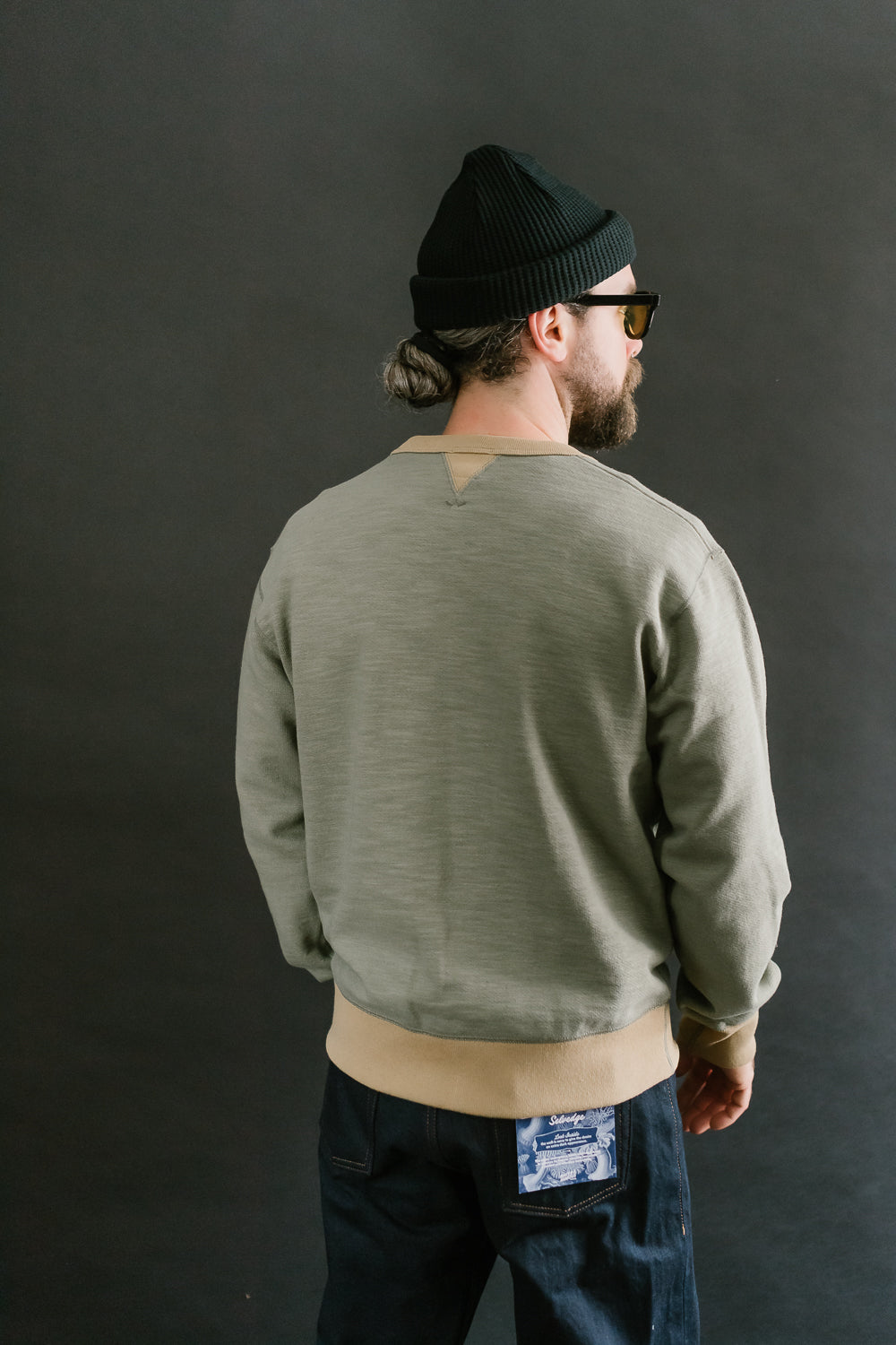 GG Sweat Crewneck - 356 Olive x Ocher