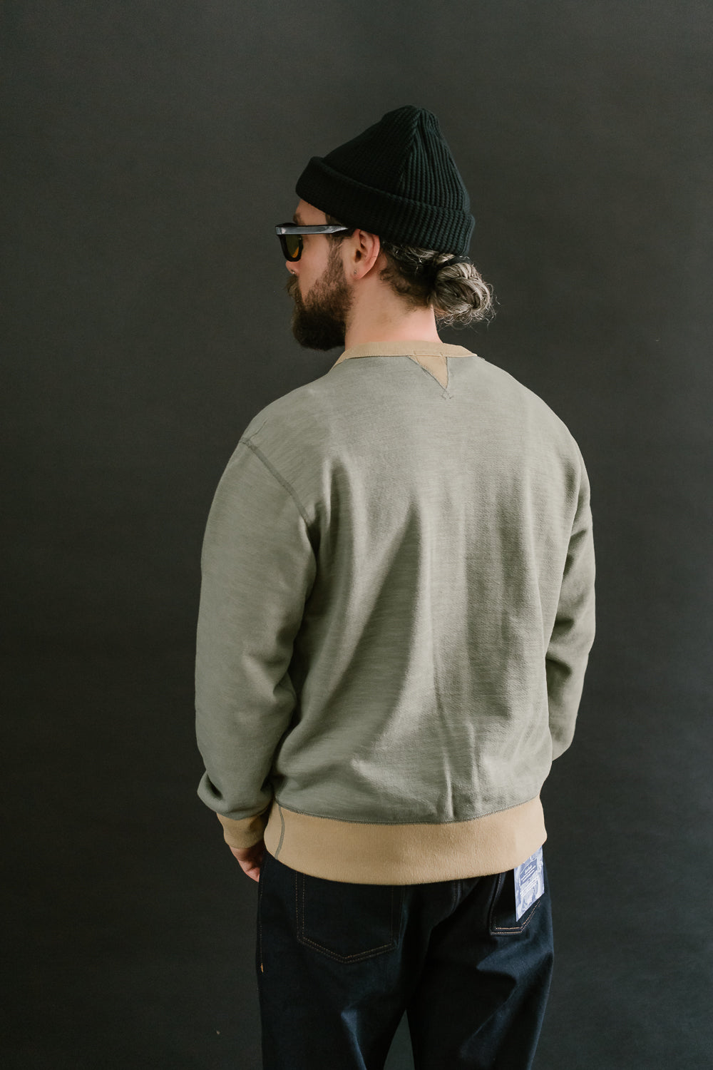 GG Sweat Crewneck - 356 Olive x Ocher