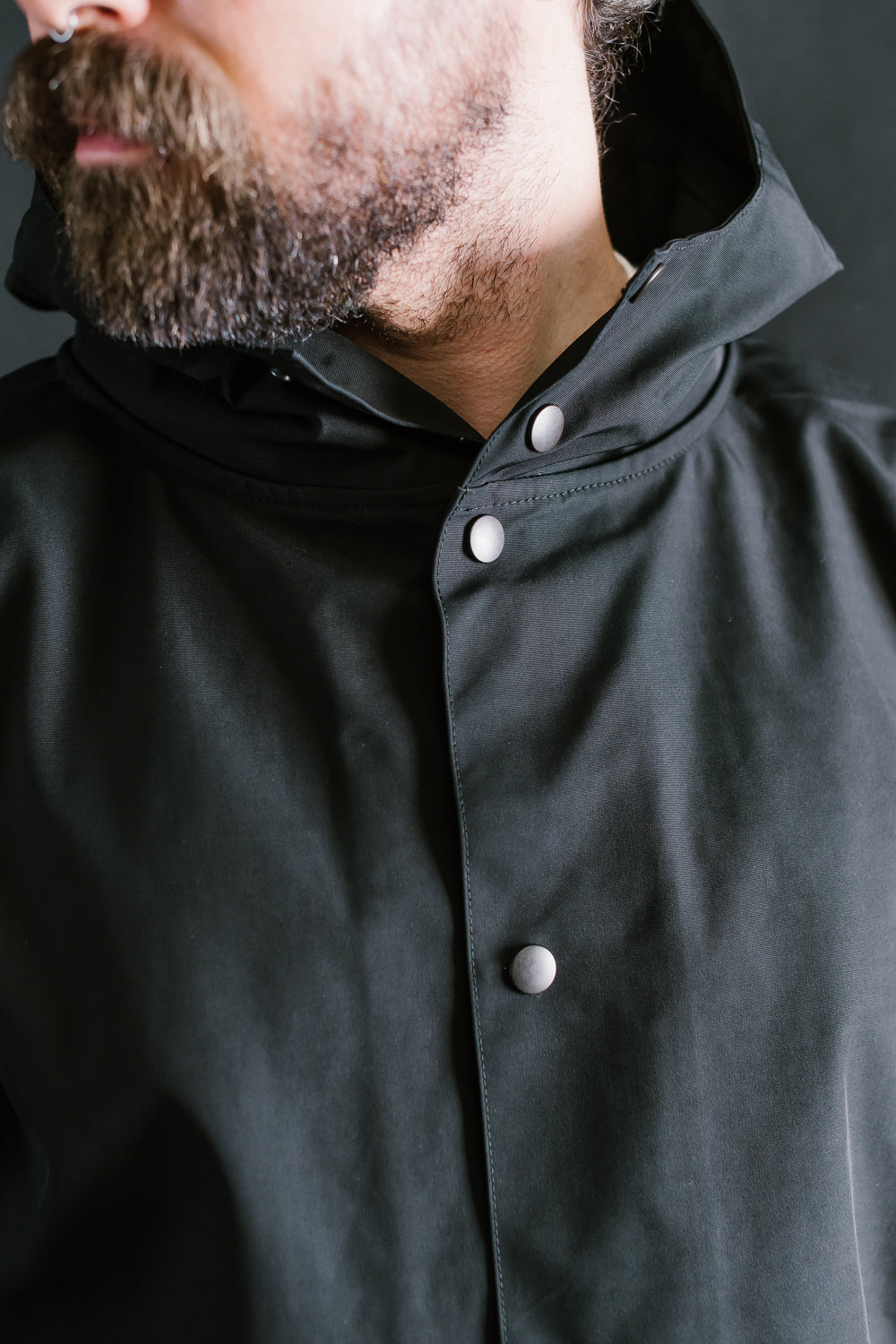 OX Hoodie Coat - 07 Black | James Dant