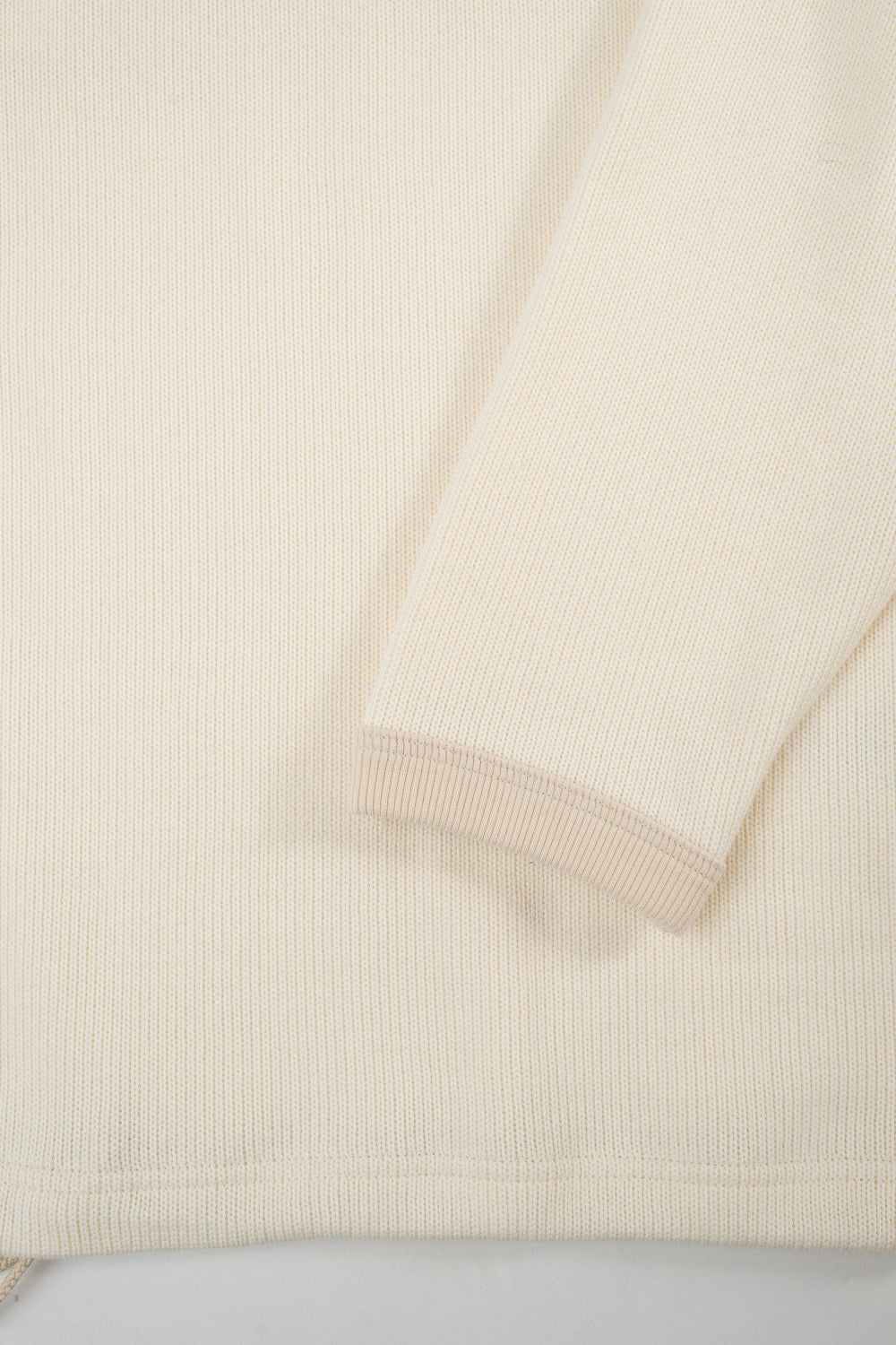 Quarter Knit Himo LS Shirt - 14 Ivory