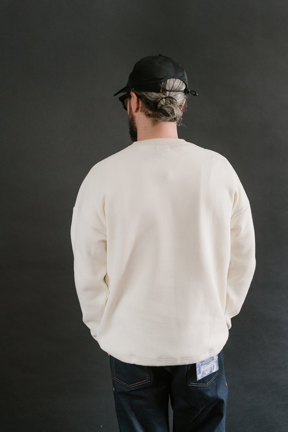 Quarter Knit Himo LS Shirt - 14 Ivory