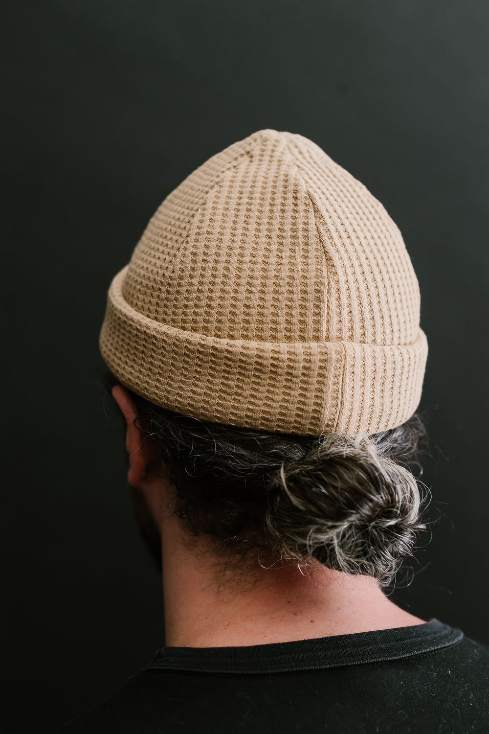 Waffle Knit Cap - 256 Biscuit