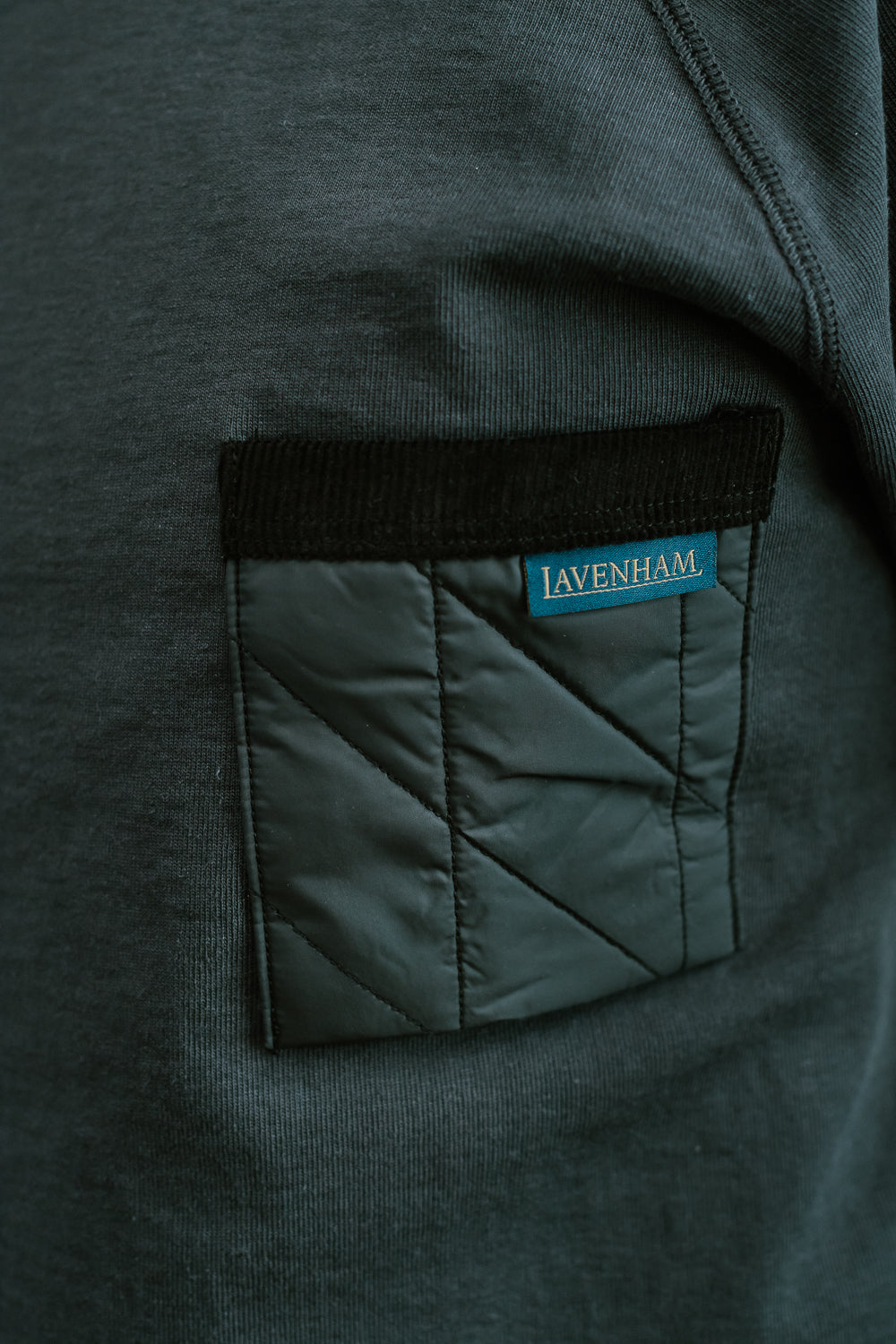 Jackman x Lavenham - Dotsume LS T-Shirt - 60 Lamp Black