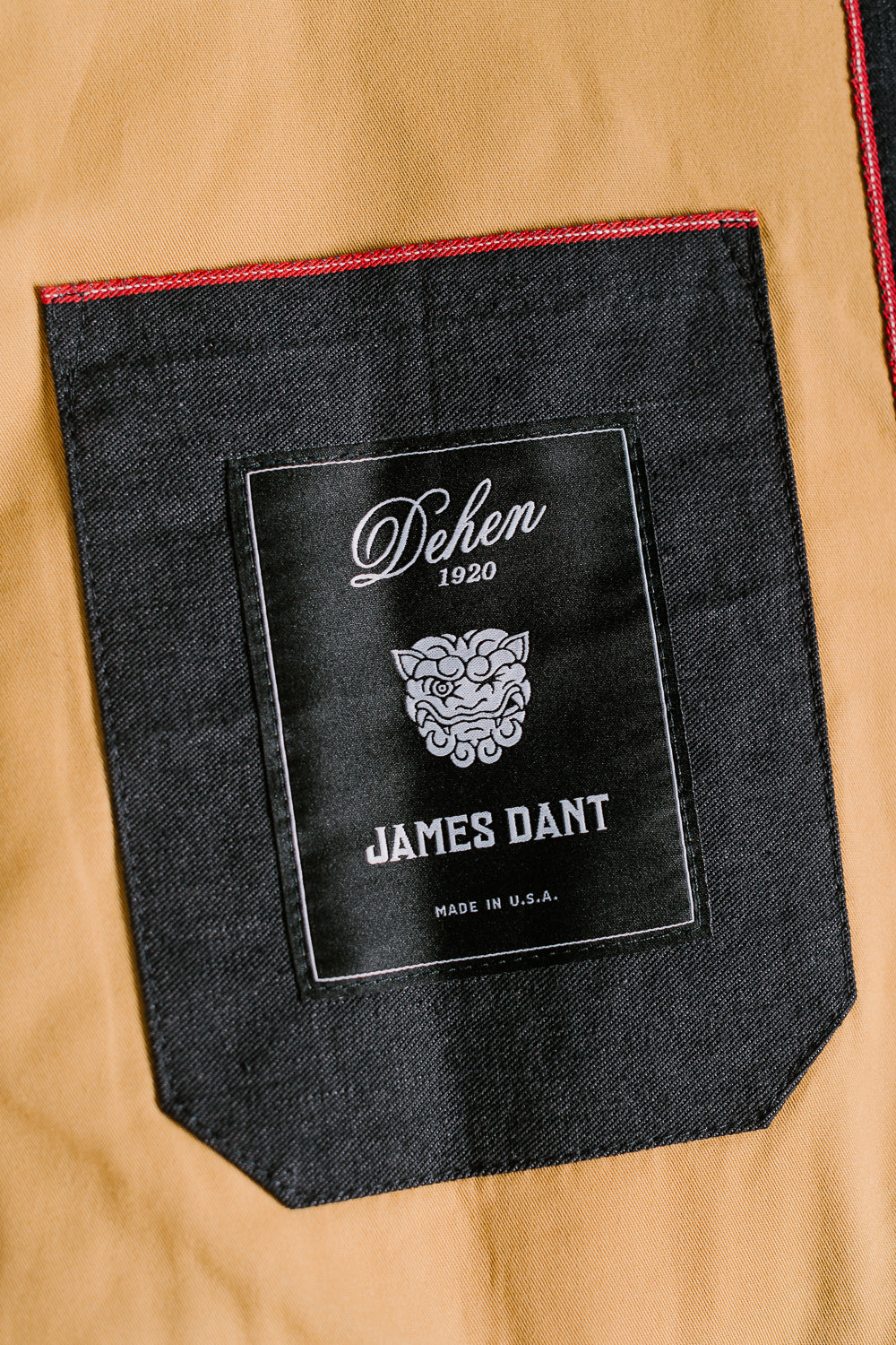 James Dant x Dehen - Selvedge Denim Crissman Overshirt - Black