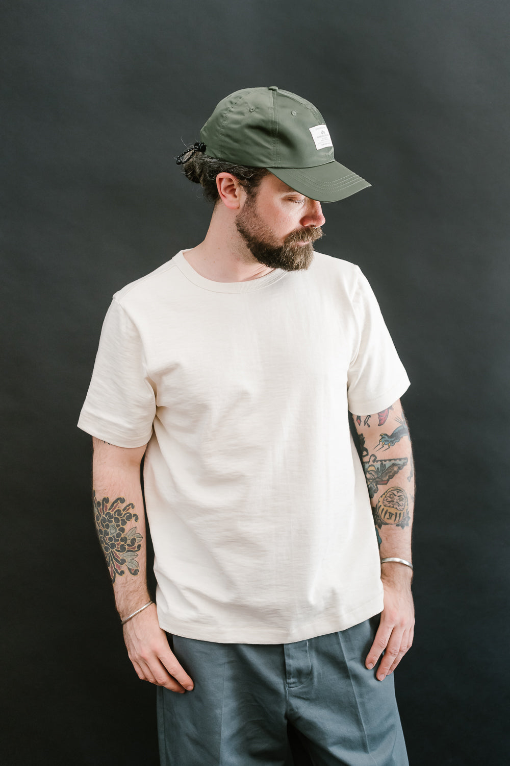 2S14.02 - 13.4oz Loopwheeled Heavy T-Shirt Relaxed Fit - Nature